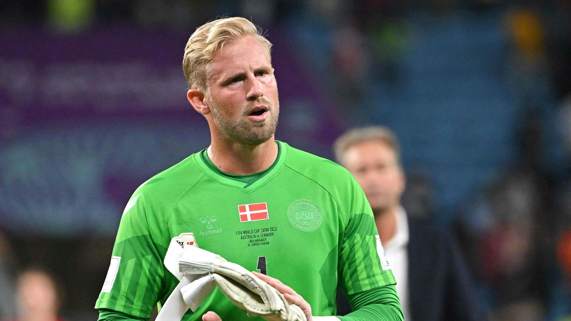Kasper Schmeichel og det danske landshold formåede ikke at sende Danmark videre fra gruppen ved VM i Qatar.