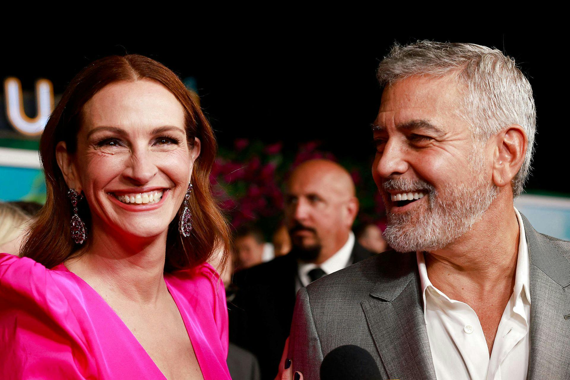 Julia Roberts og George Clooney har senest spillet over for hinanden i filmen "Ticket to Paradise".
