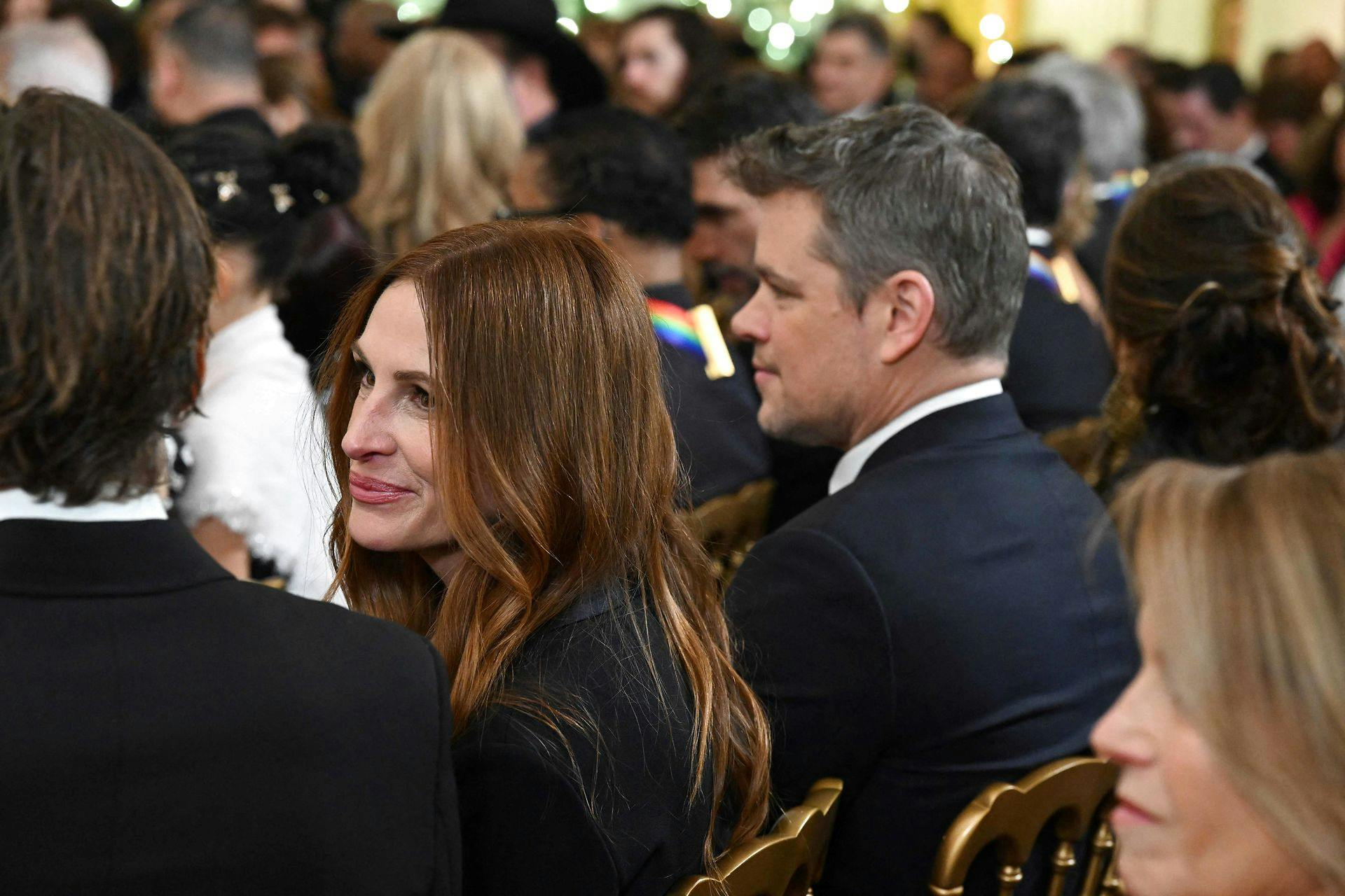 Her ses Julia Roberts og Matt Damon.