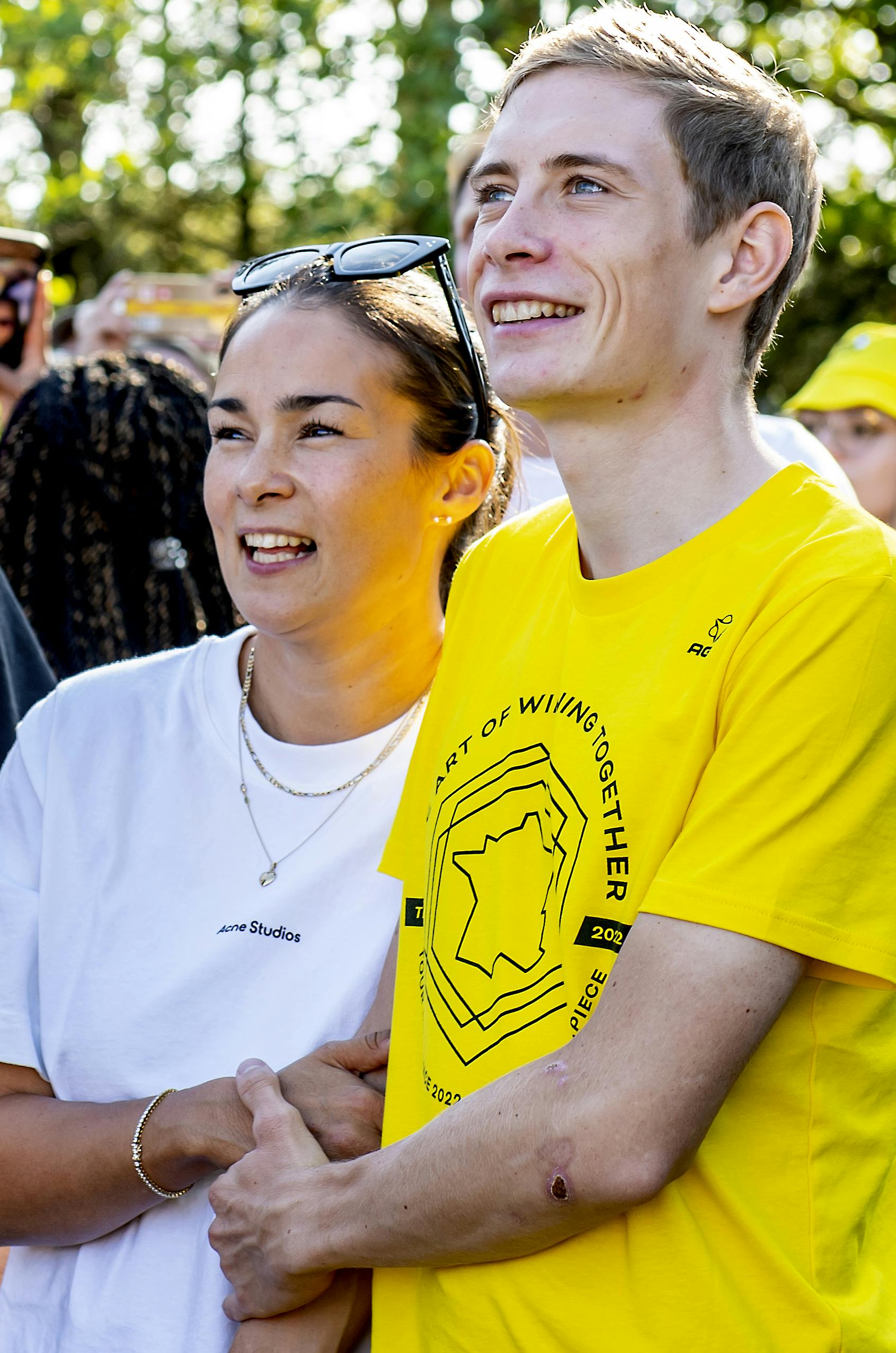 Jonas Vingegaard og Trine Marie Hansen 