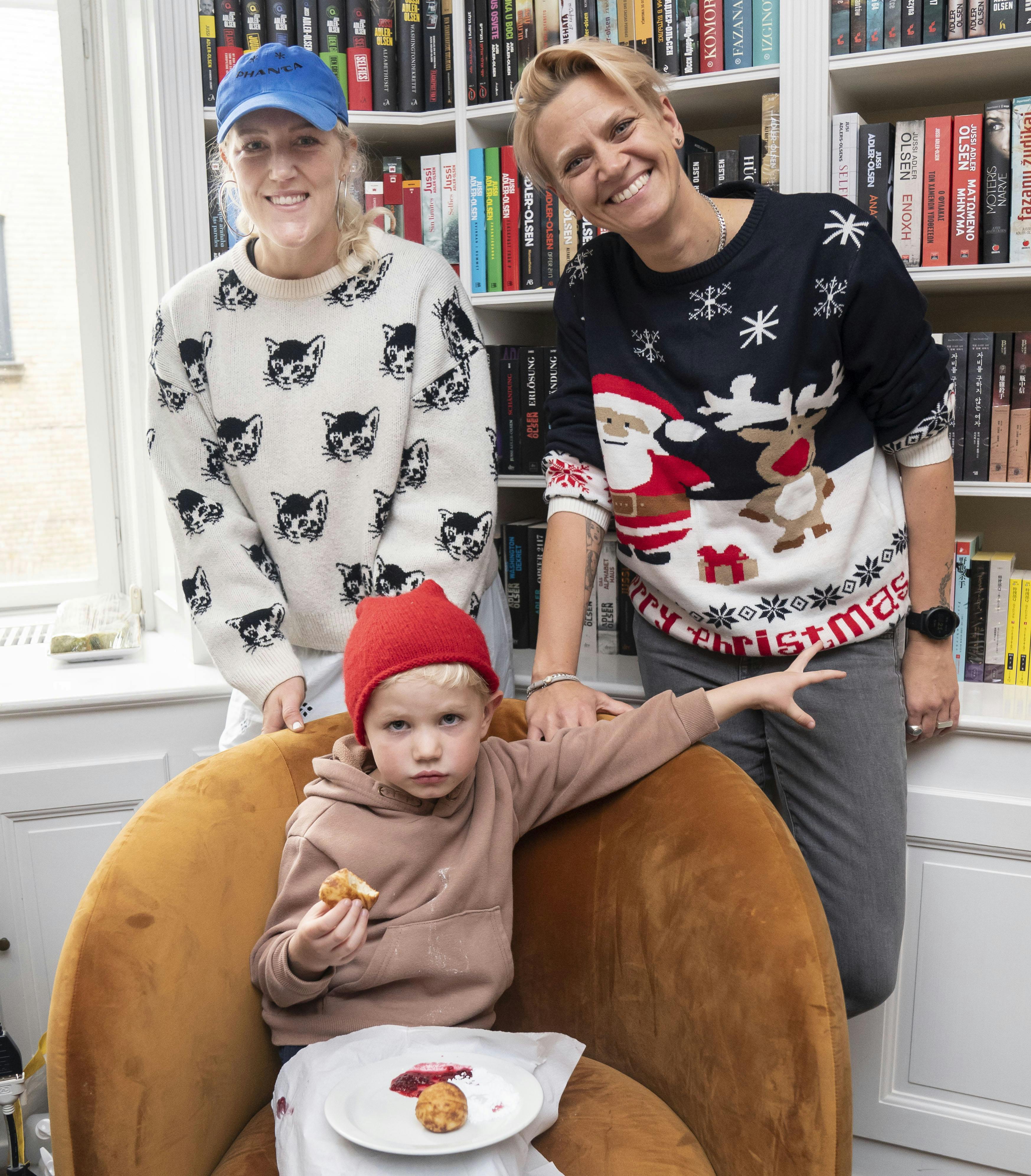 Michelle Kristensen danner par med Pernille Wass, som er mor til femårige Laurits.&nbsp;
