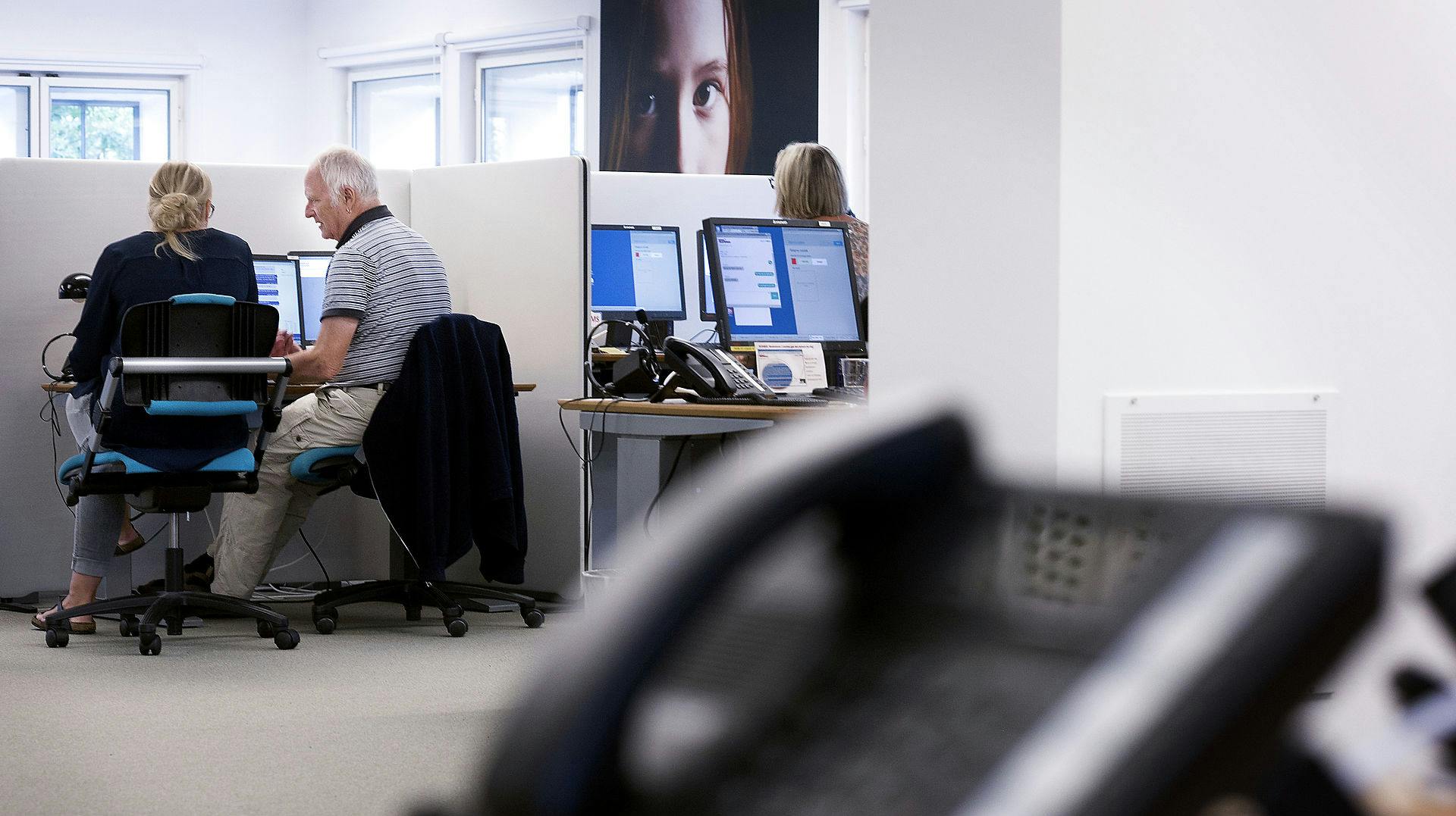 Man gør sig klar til en travl tid hos BørneTelefonen.