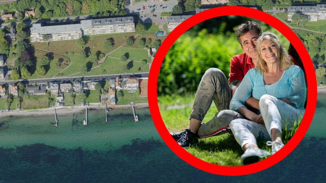 Det er i dette område i Skodsborg, at Mette Lisby og Jesper Bæhrenz Christensen nu flytter ind.