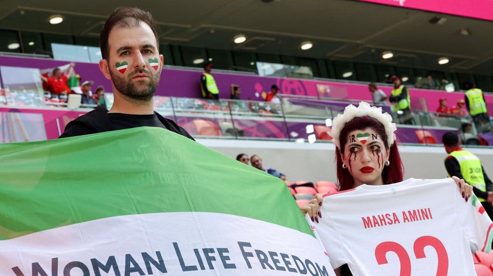 Iranske protester under VM