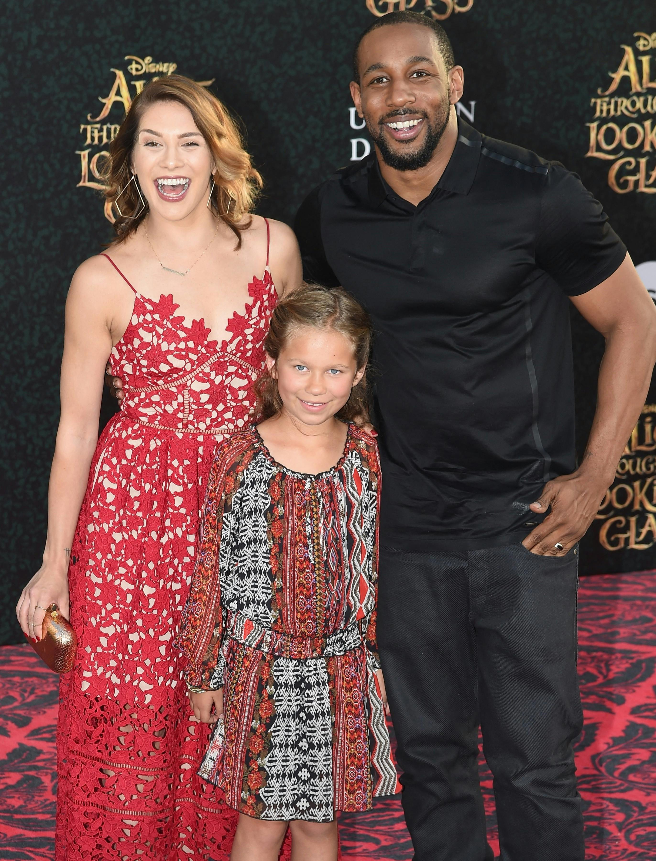 Allison Holker og Stephen "tWitch" Boss havde sammen tre børn. Her er de fotograferet med datteren Weslie.