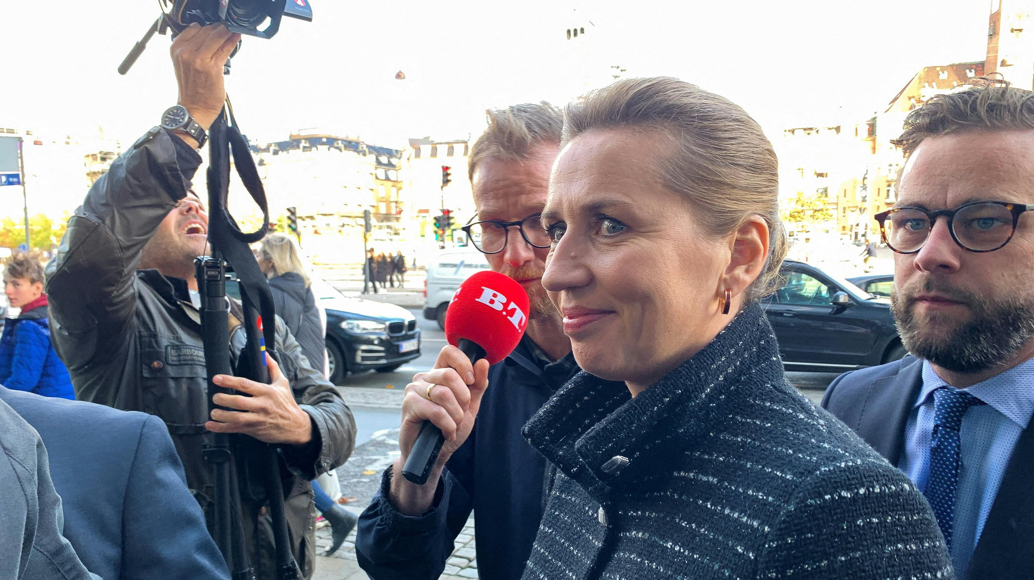 Senere i dag holder Mette Frederiksen pressemøde på Marienborg. nbsp;