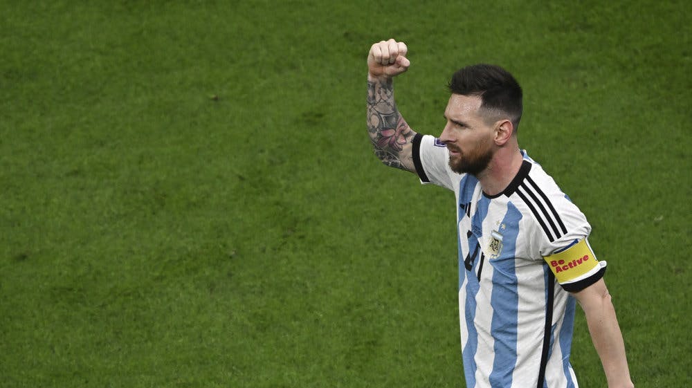 Semifinalens første mål var Messis nummer 11 ved VM. Han er nu den argentiner, som har scoret flest mål i turneringen nogensinde.
