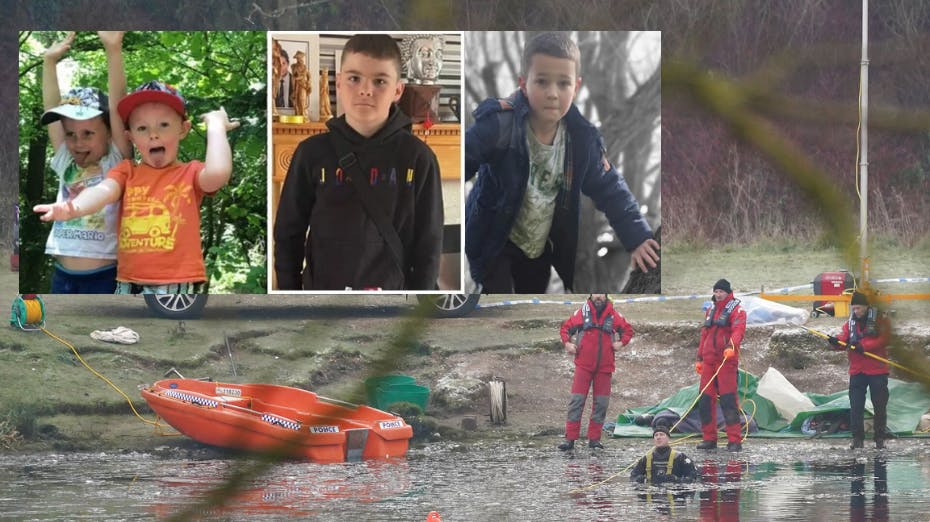 Politiet i England har i samarbejde med familierne valgt at frigive billeder og navne på de fire unge drenge, der søndag gik gennem isen og døde.