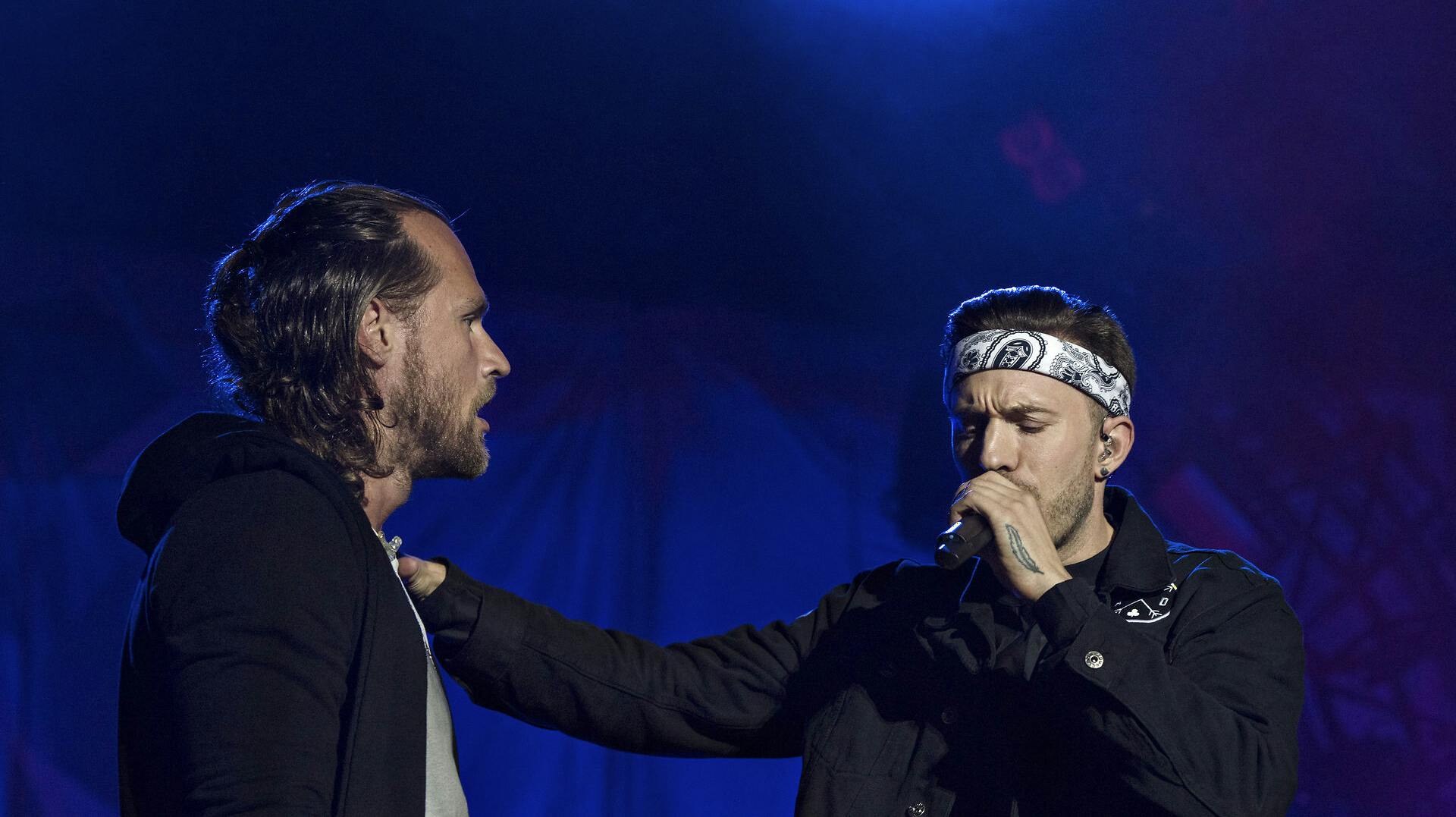 Arkivfoto af Nik & Jay på Bøgescenen i august 2016.