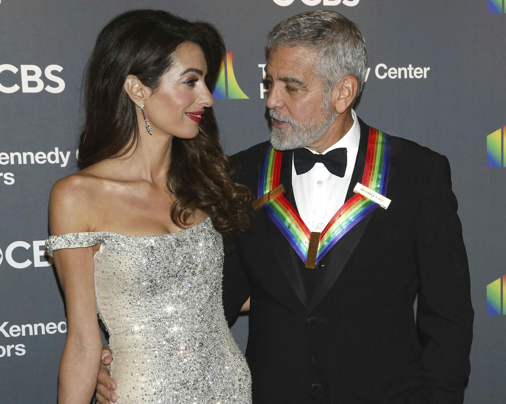 George Clooney og hans kone, Amal Clooney, til Kennedy Center Honors.
