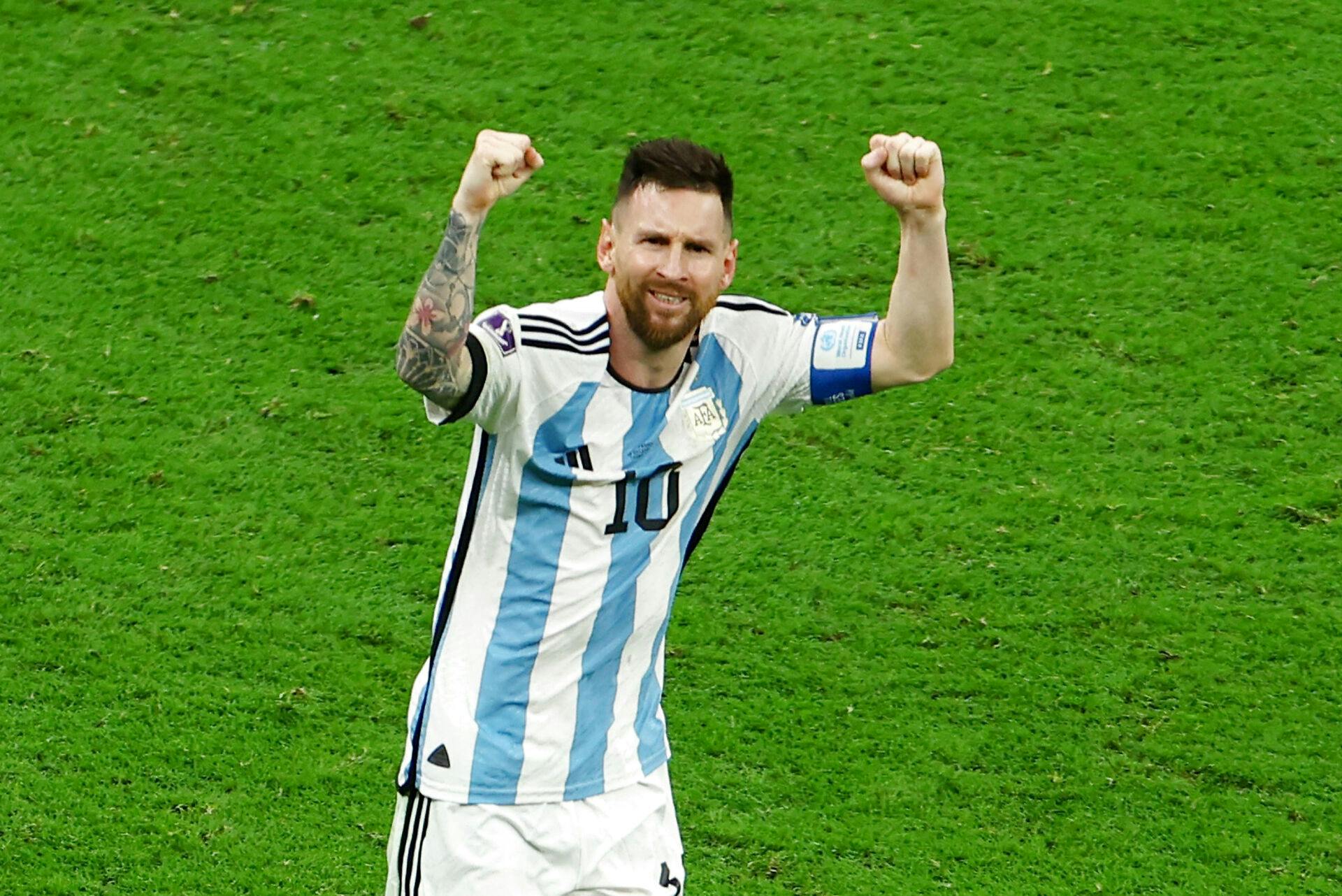 Argentinas stjernespiller Lionel Messi kunne fejre åbningsmålet efter et straffespark mod Frankrig i VM-finalen. Senere scorede han også i den forlængede spilletid samt i straffesparkskonkurrencen.