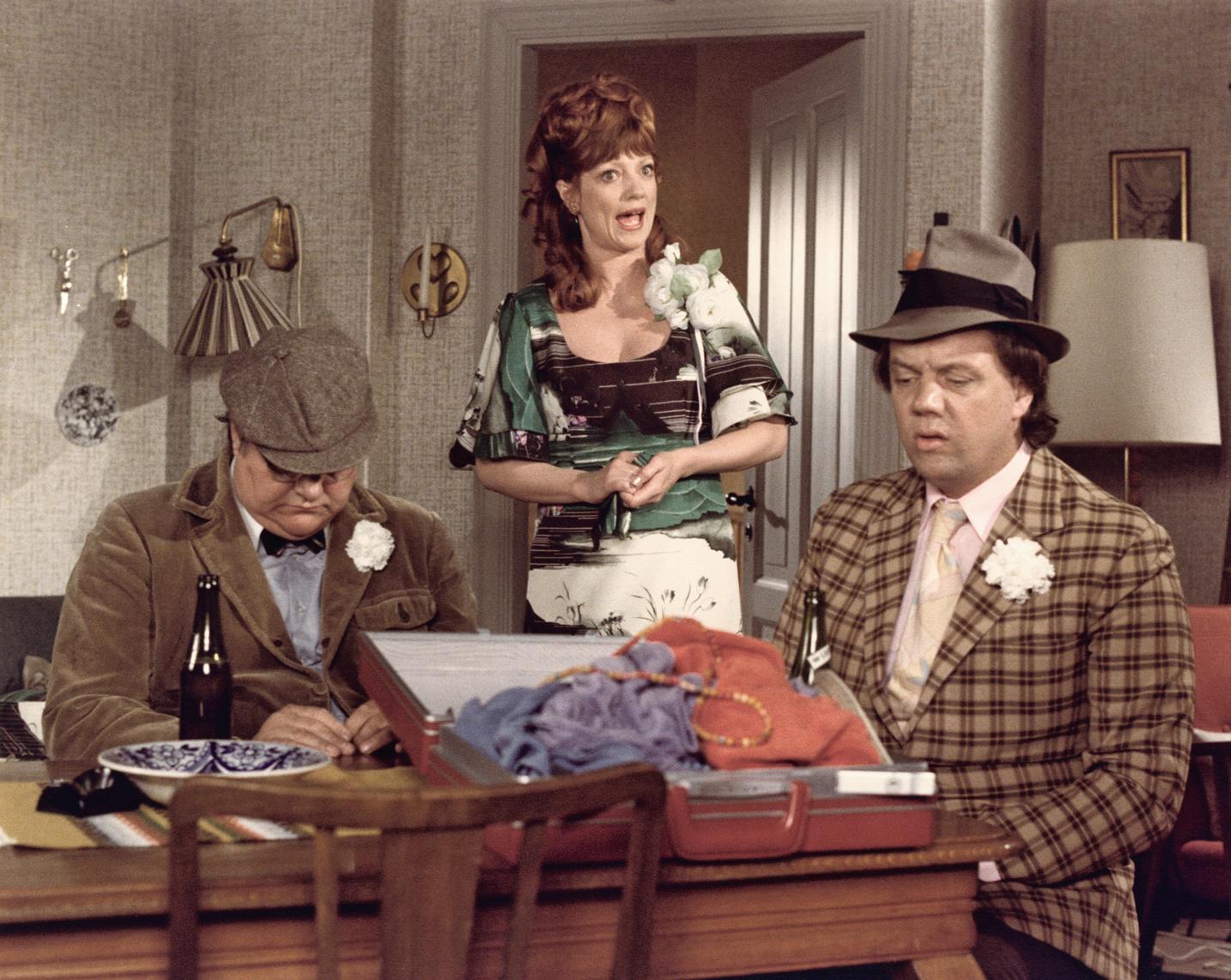 Kjeld og Benny får - formentlig - skæld ud af Yvonne. Det skete nemlig ofte.