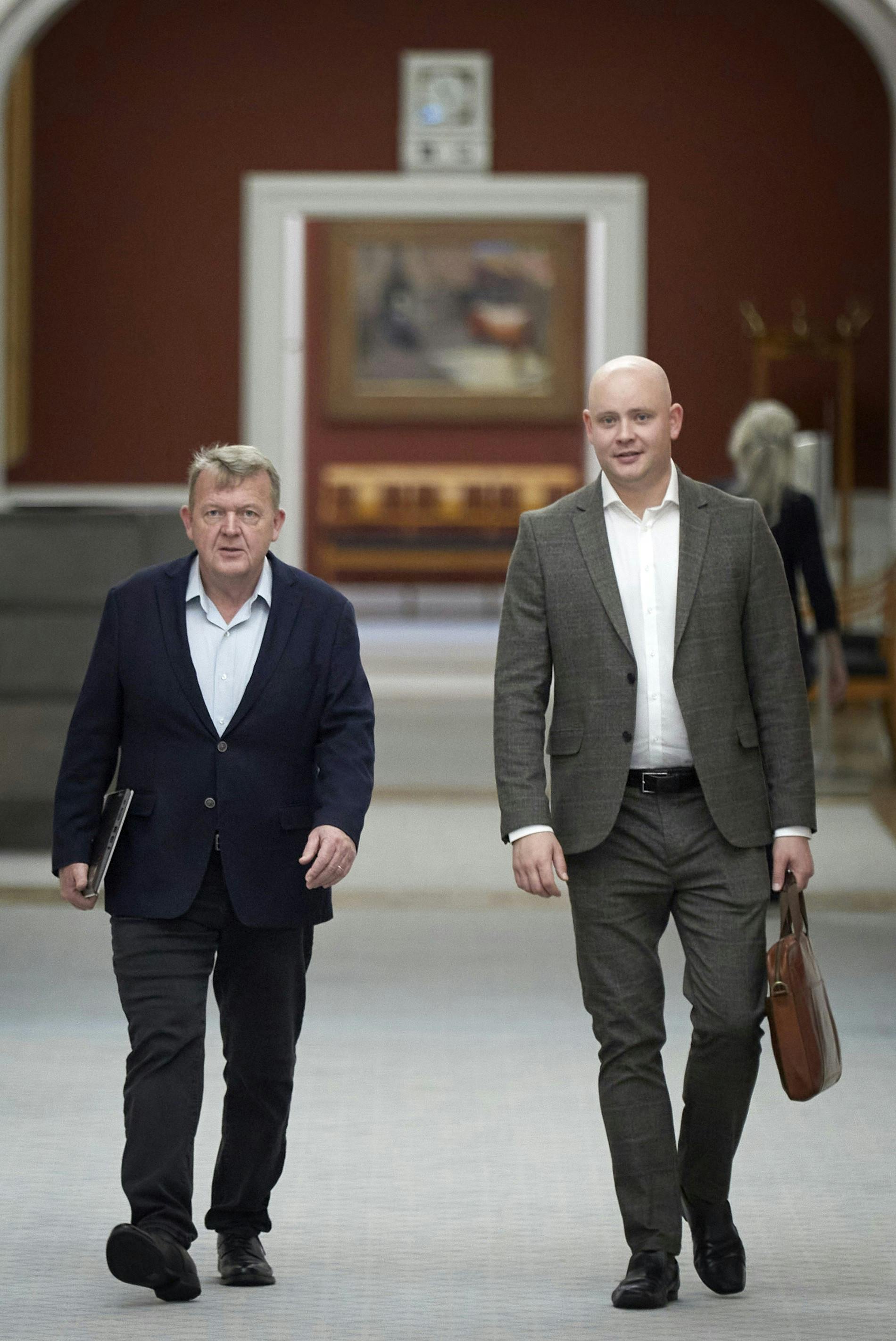 Lars Løkke Rasmussen og Jakob Engel-Schmidt
