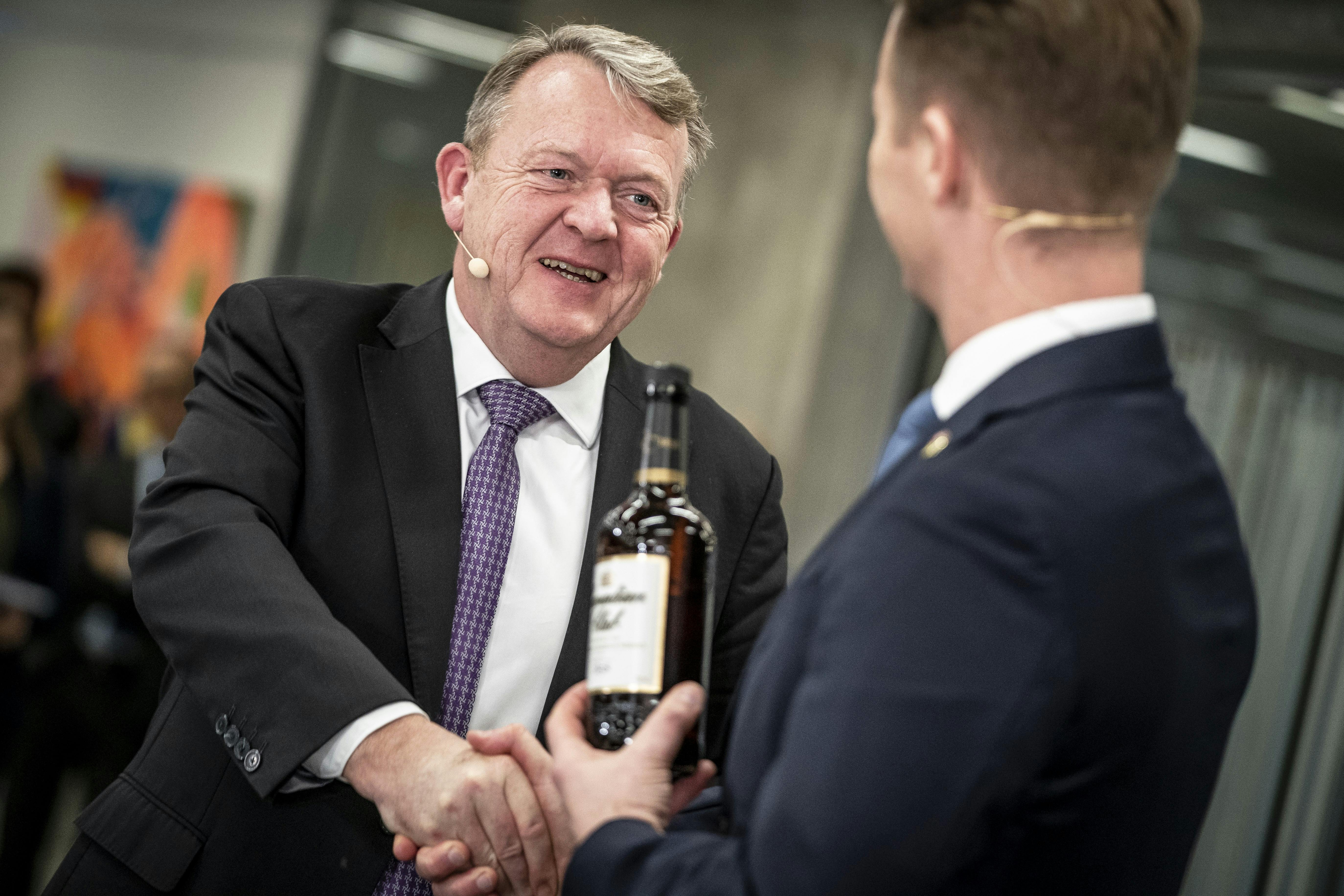 Lars Løkke Rasmussen og Jeppe Kofod