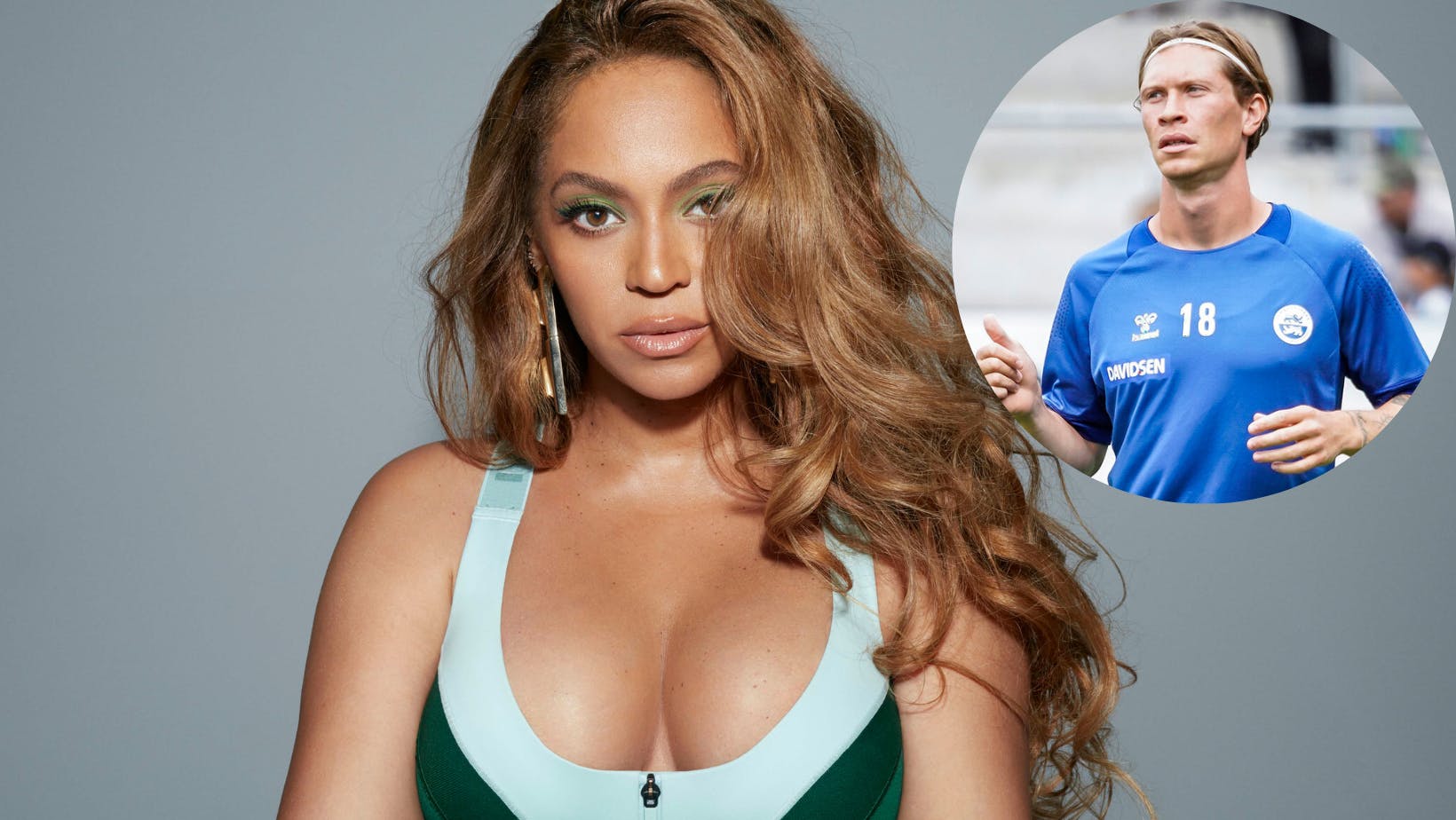 Beyoncé og danske Ryan Johnson Laursen i familie.
