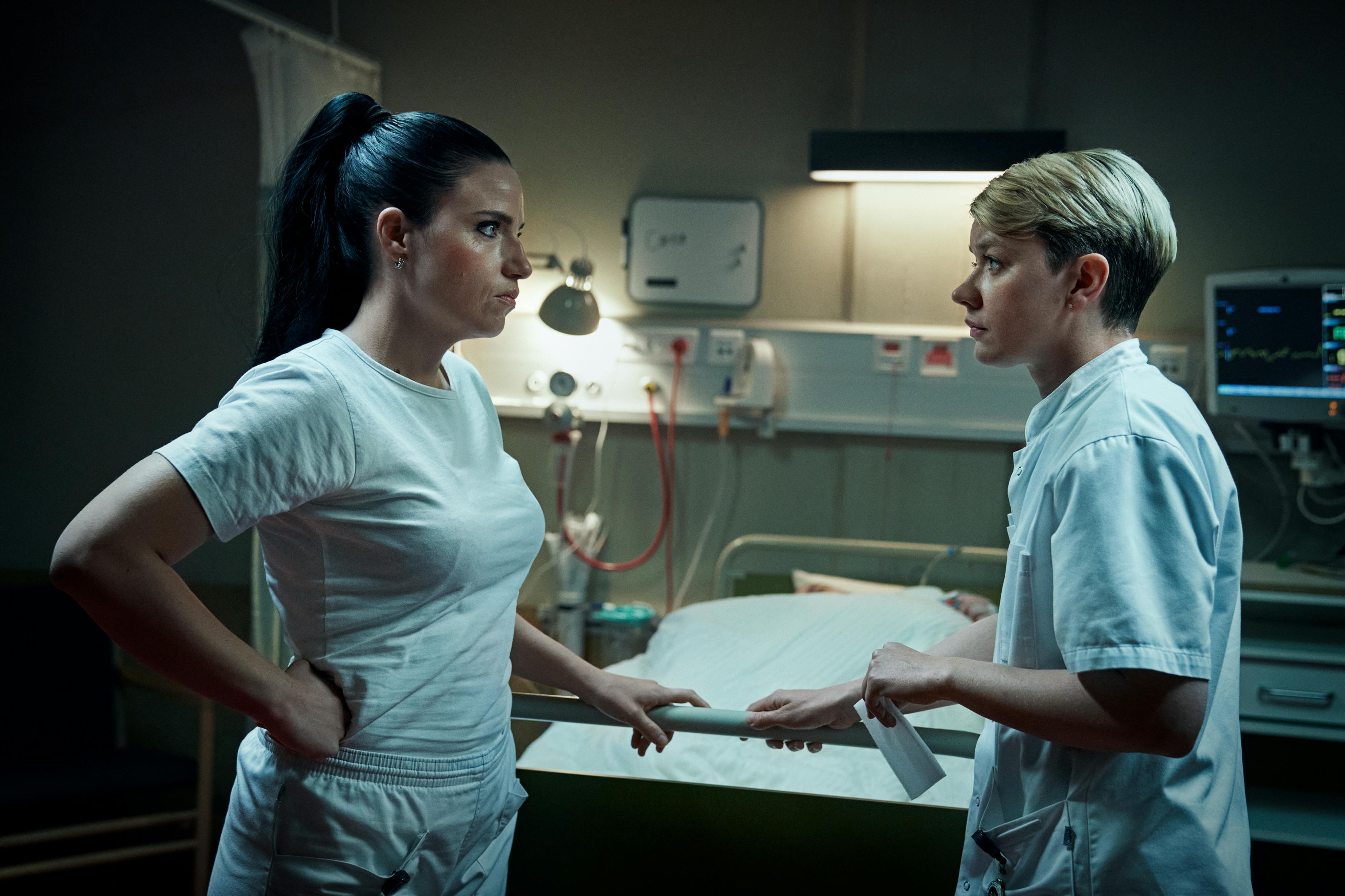"The Nurse" med Josephine Park som sygeplejersken Christina Aistrup og Fanny Louise Bernth som Pernille Kurzmann