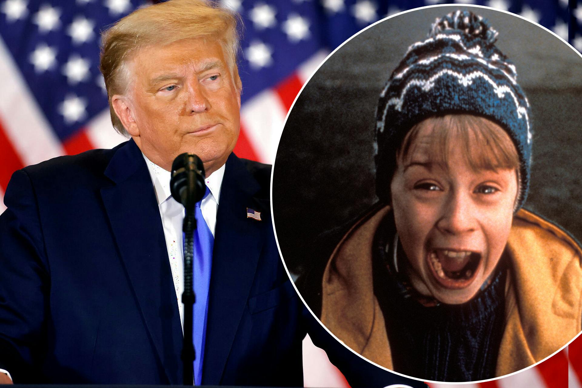 Der er en helt særlig grund til, at Donald Trump optræder kort i den populære julefilm "Alene hjemme 2".&nbsp;
