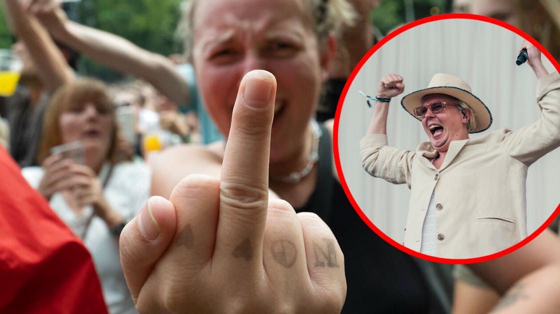 Tættere kommer du ikke på Andreas Odbjerg, hvis du vil have en selfie med sangeren.