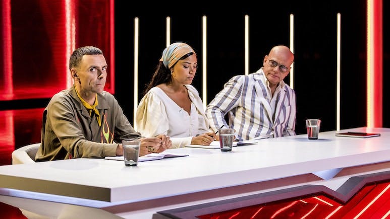Simon Kvamm, Kwamie Liv og Thomas Blachman er dette års "X Factor"-dommertrio.
