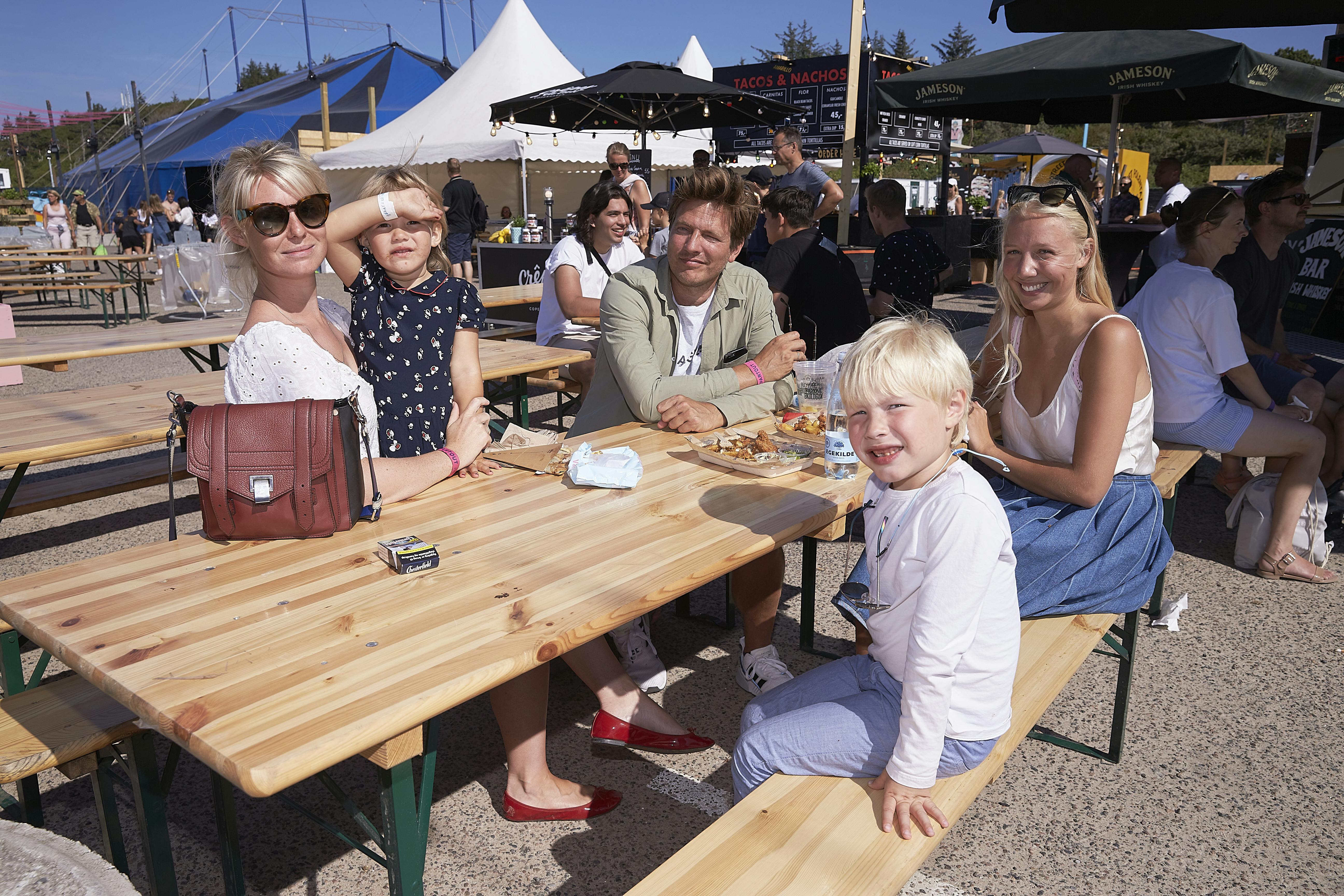 Thomas Vinterberg med familien til Musik i Lejet i 2018.