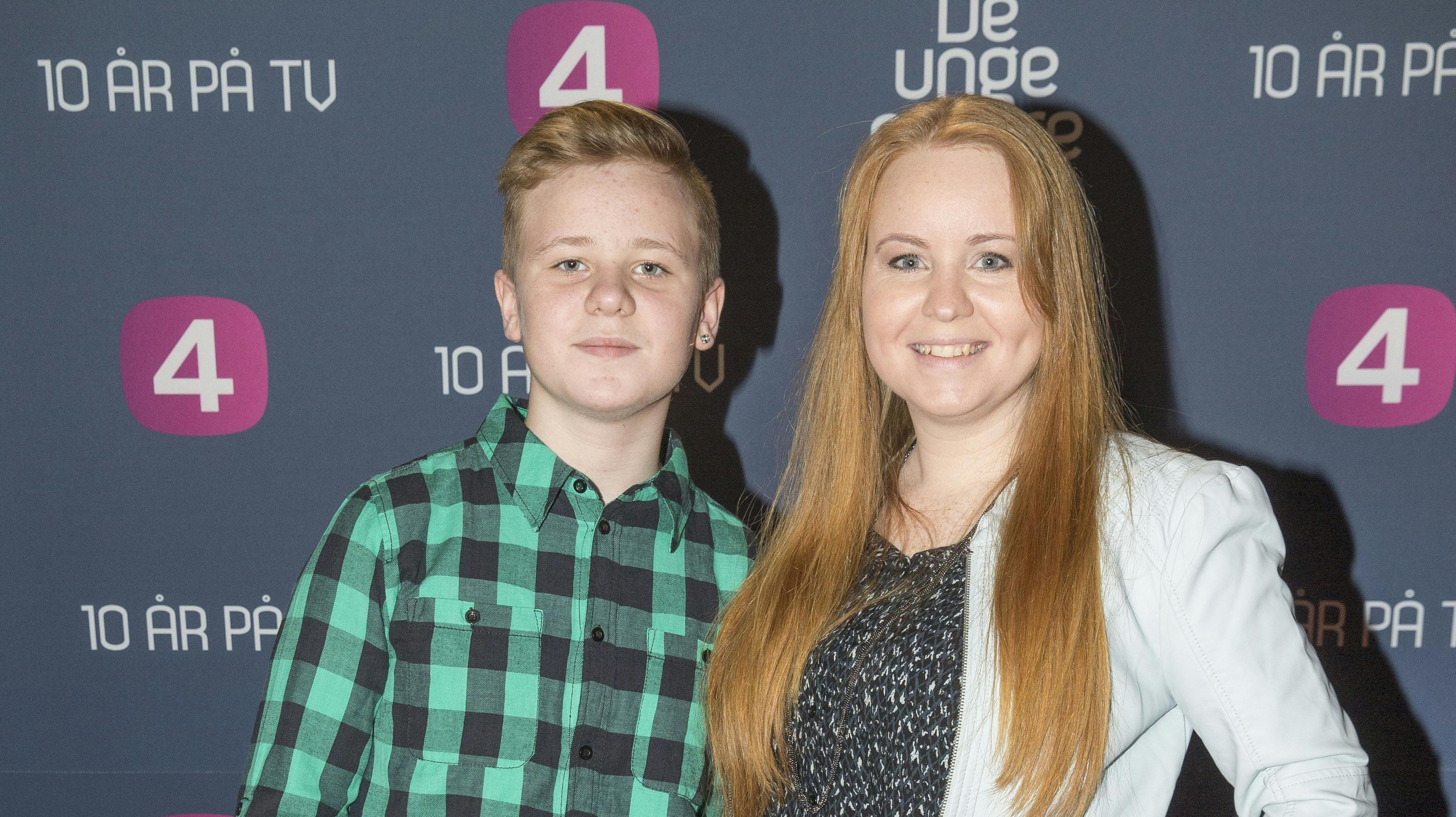 Her ses Nadja Kaagh med sønnen Sebastian tilbage i 2015. nbsp;