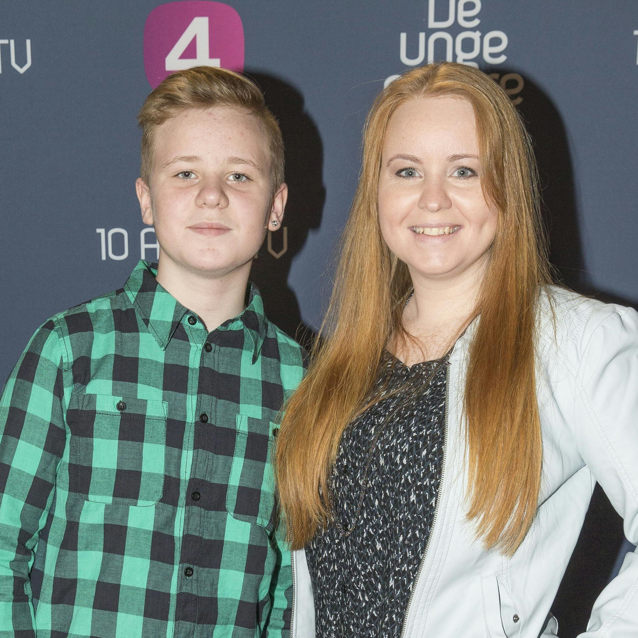 Her ses Nadja Kaagh med sønnen Sebastian tilbage i 2015. 