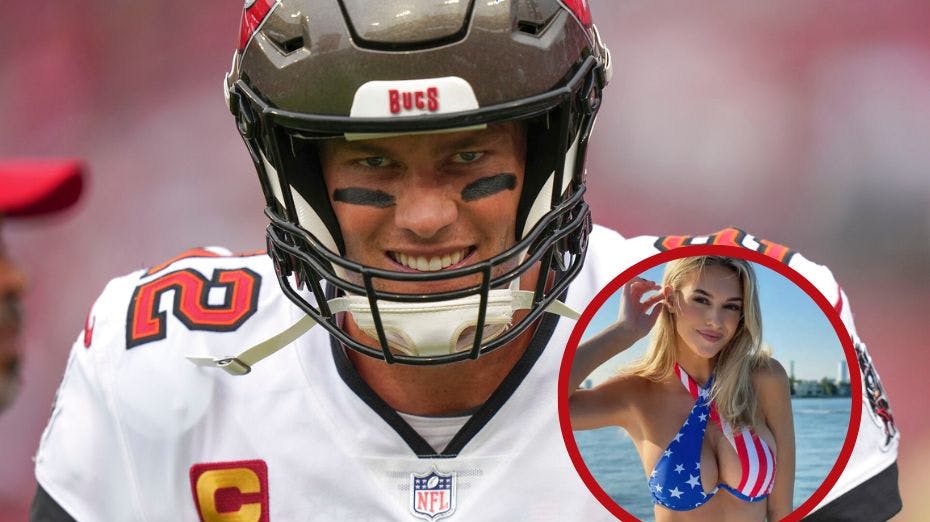 Der går rygter om, at Tom Brady har scoret sig en ung model.