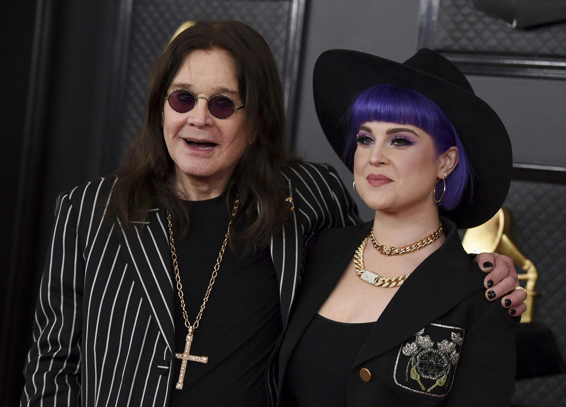 Kelly Osbourne med sin far, Ozzy Osbourne.