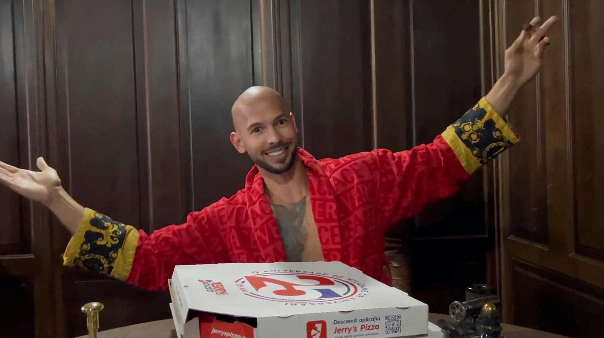 Pizzabakken var ikke med til at fælde Andrew Tate, bekræfter Reuters.