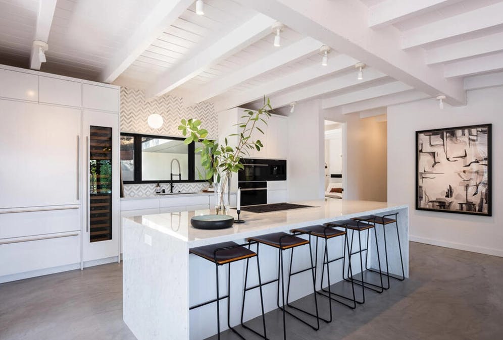 Skønt og lyst køkken. 