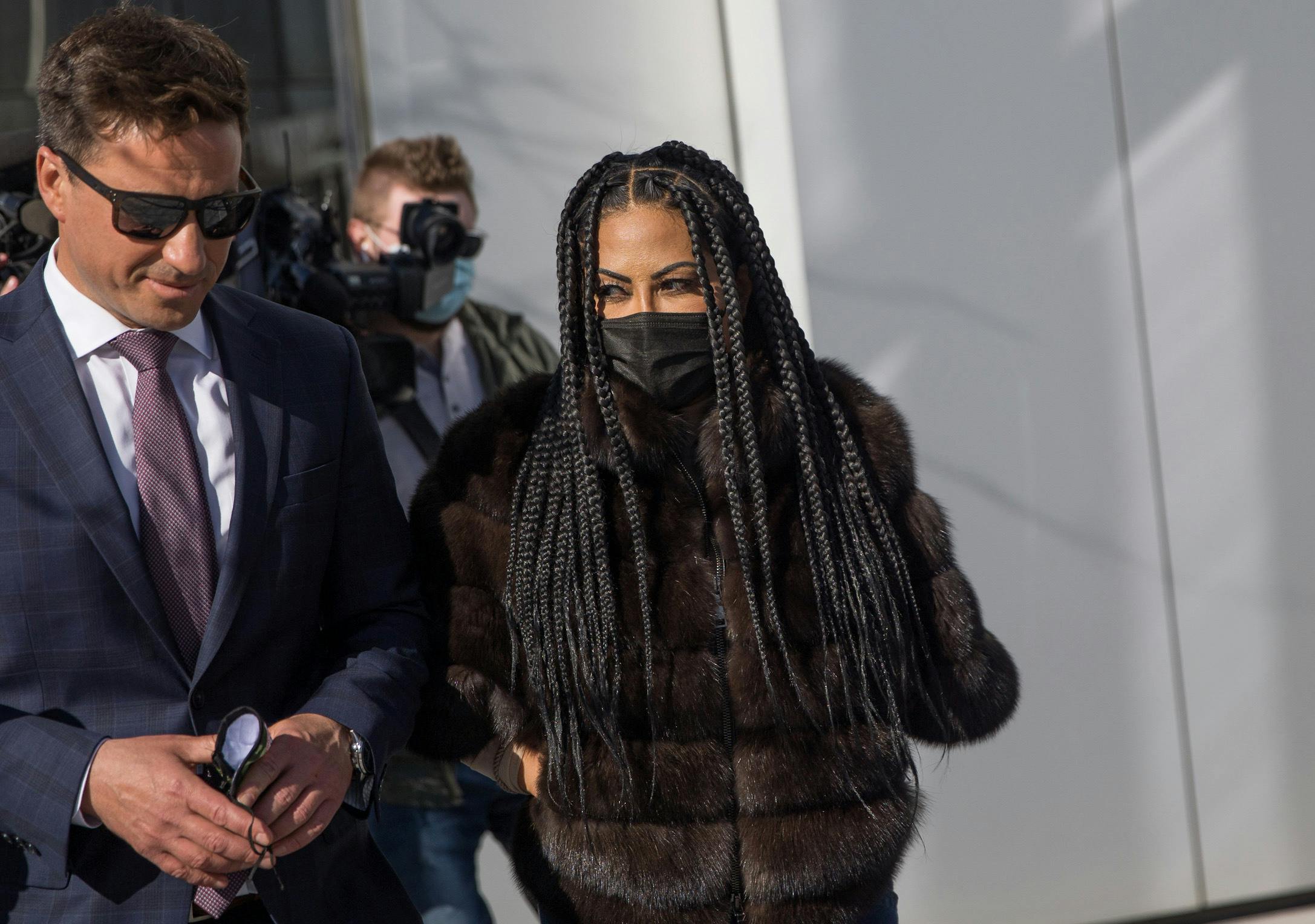 Jen Shah er her fotograferet, da hun blev anholdt i marts 2021.
