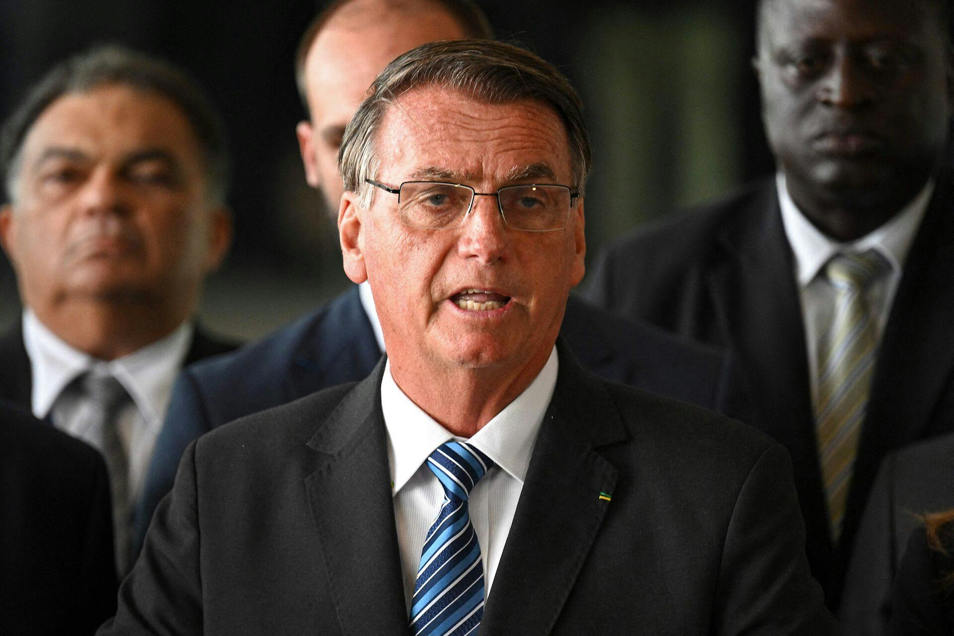 Jair Bolsonaro afviser, at han har opfordret til stormløbet på de brasilianske&nbsp;forbundsinstitutioner.