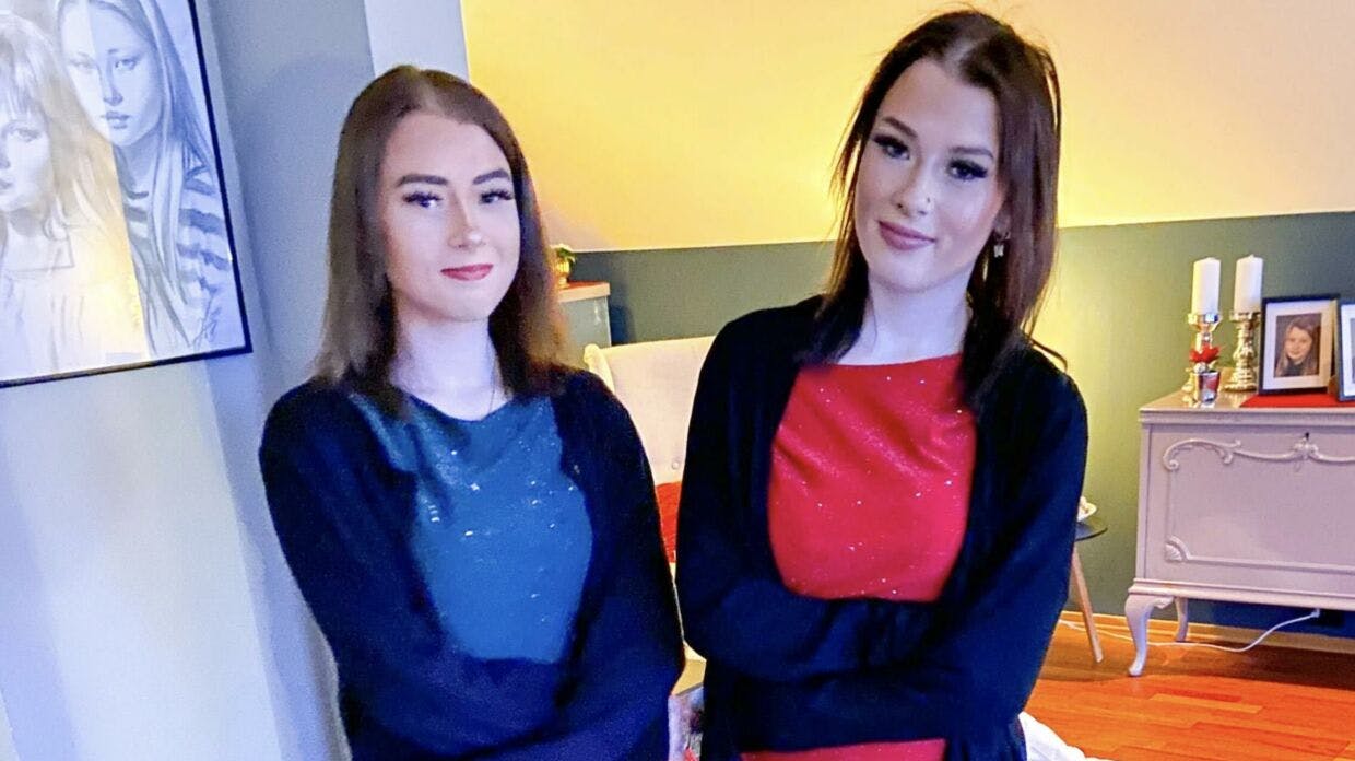 Tvillingesøstrene Mina Alexandra og Mille Andrea Hjalmarsen blev kun 16 år gamle.