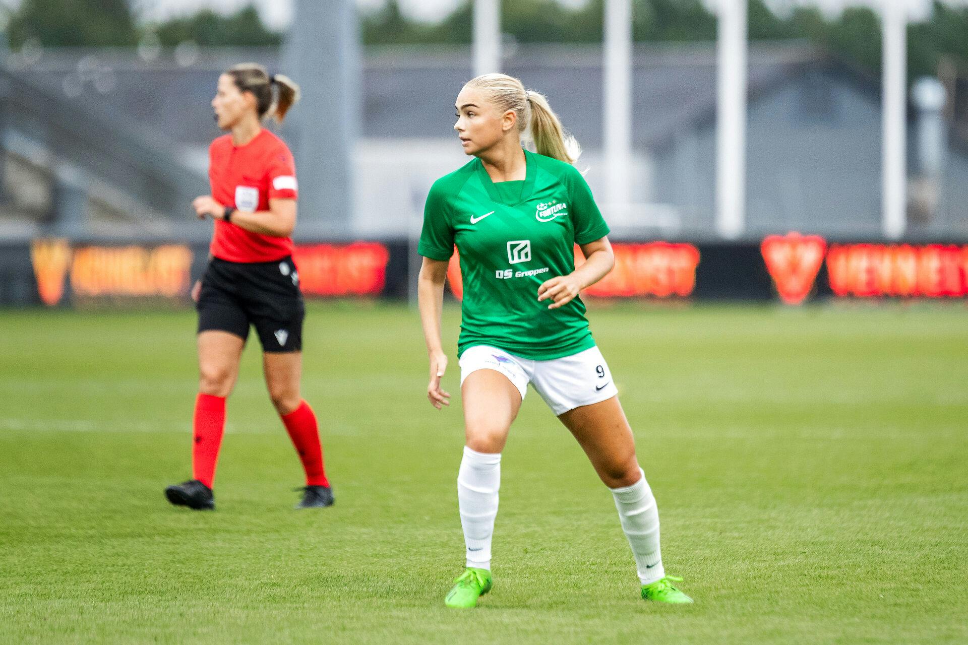 Sofie Lundgaard har spillet imponerende 100 kampe for Fortuna Hjørring.&nbsp;
