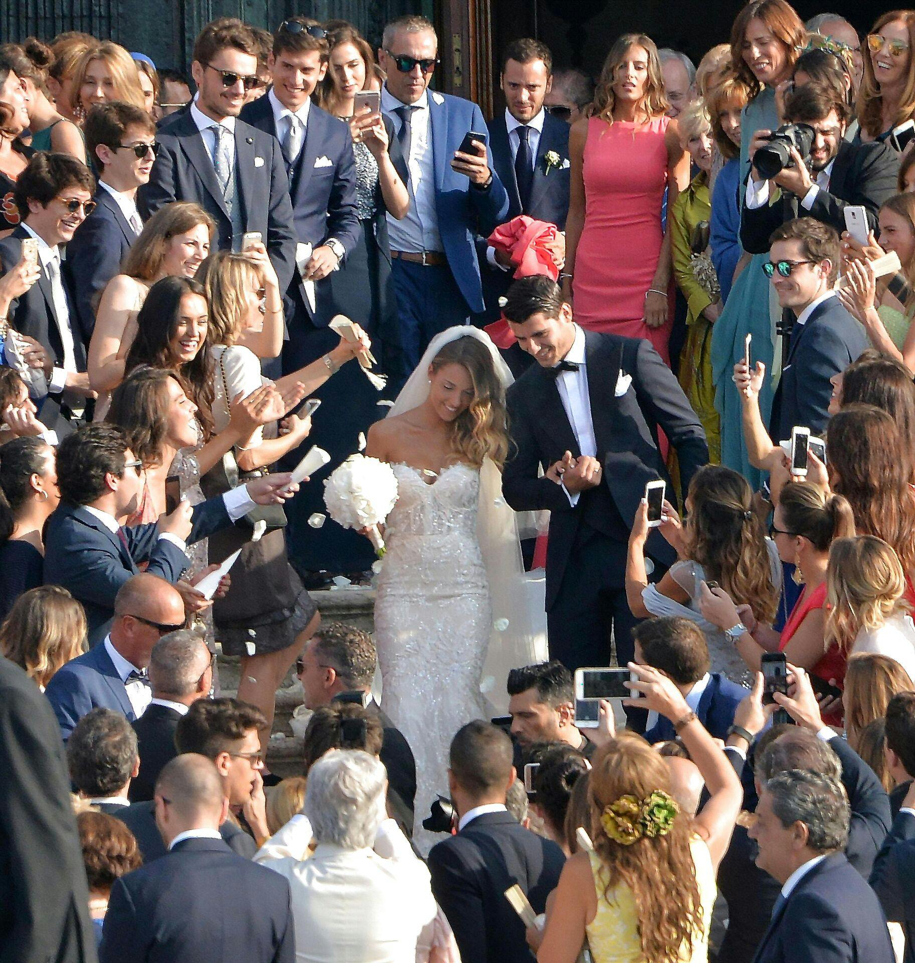 Alvaro Morata og Alice Campello blev gift i Venedig tilbage i 2017. 