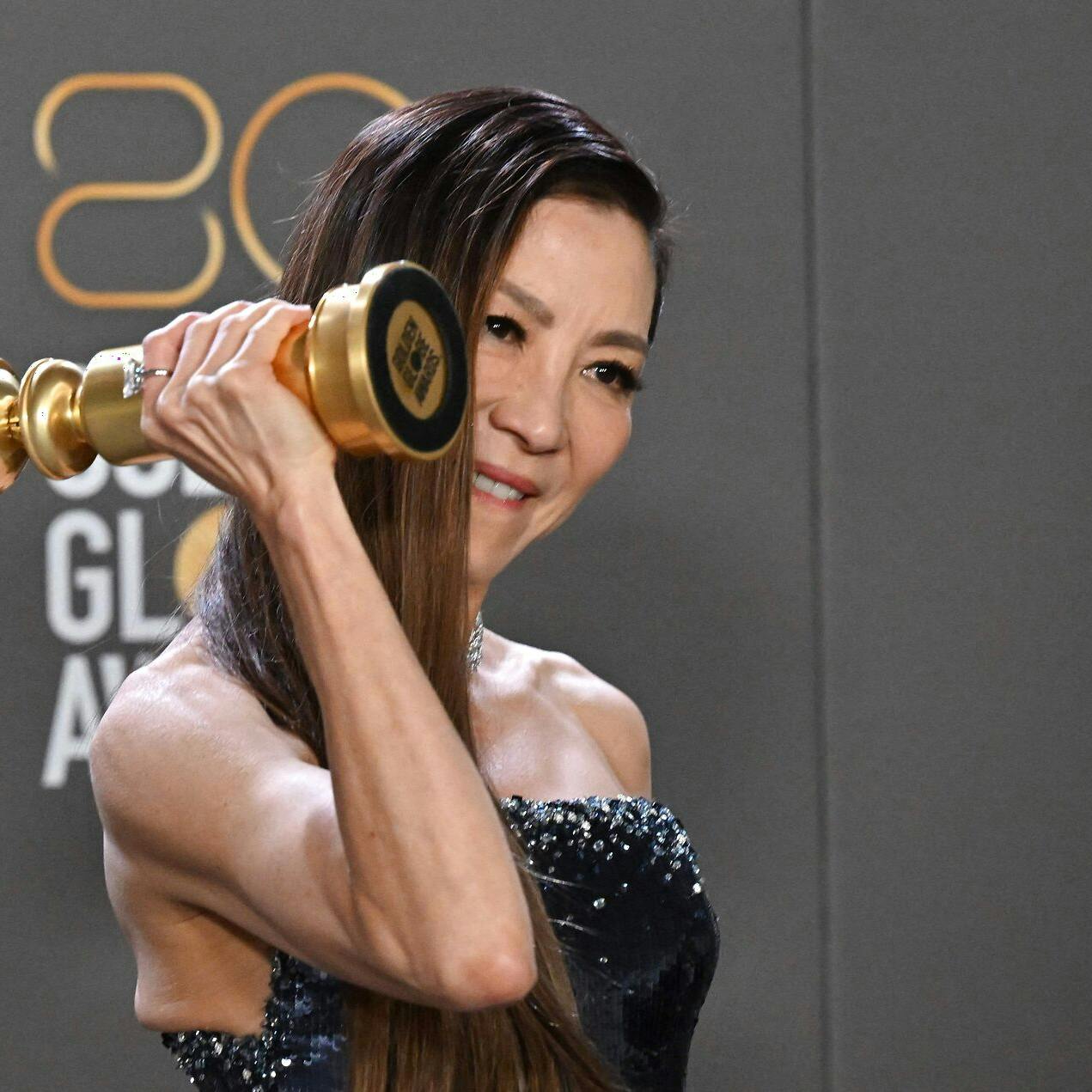 Michelle Yeoh ville absolut ikke forstyrres i sin takketale til nattens Golden Globes.