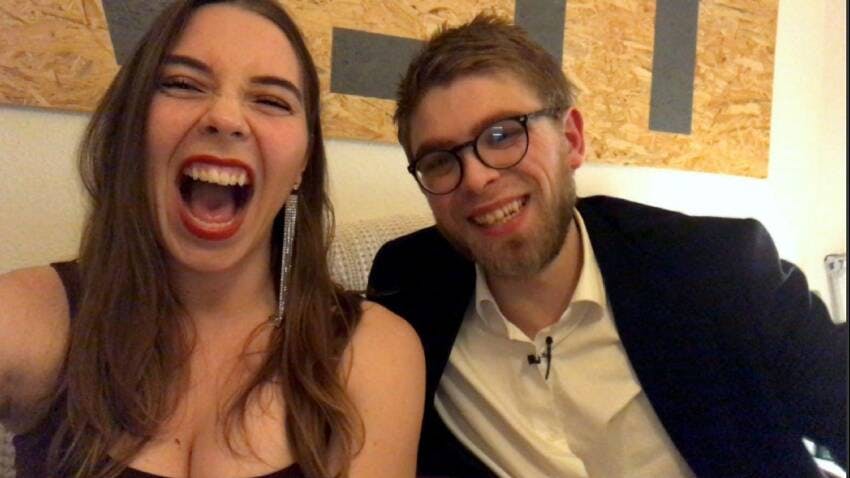 Annika og Jonathan boede sammen sammen i en måned, selvom de ikke kendte hinanden. 