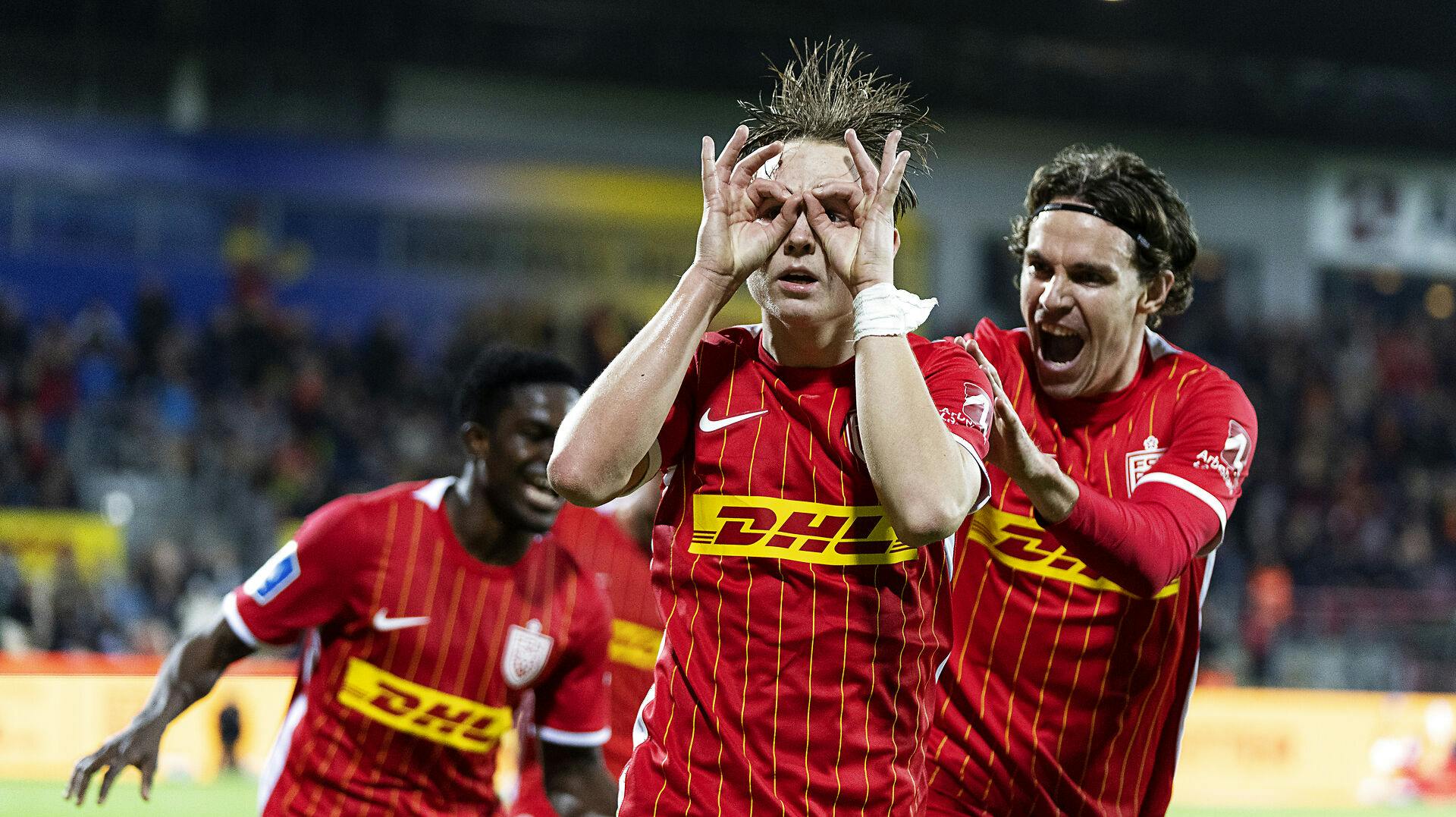 FC Nordsjællands Andreas Schjelderup er netop blevet solgt for et gigantbeløb til portugisiske Benfica. 