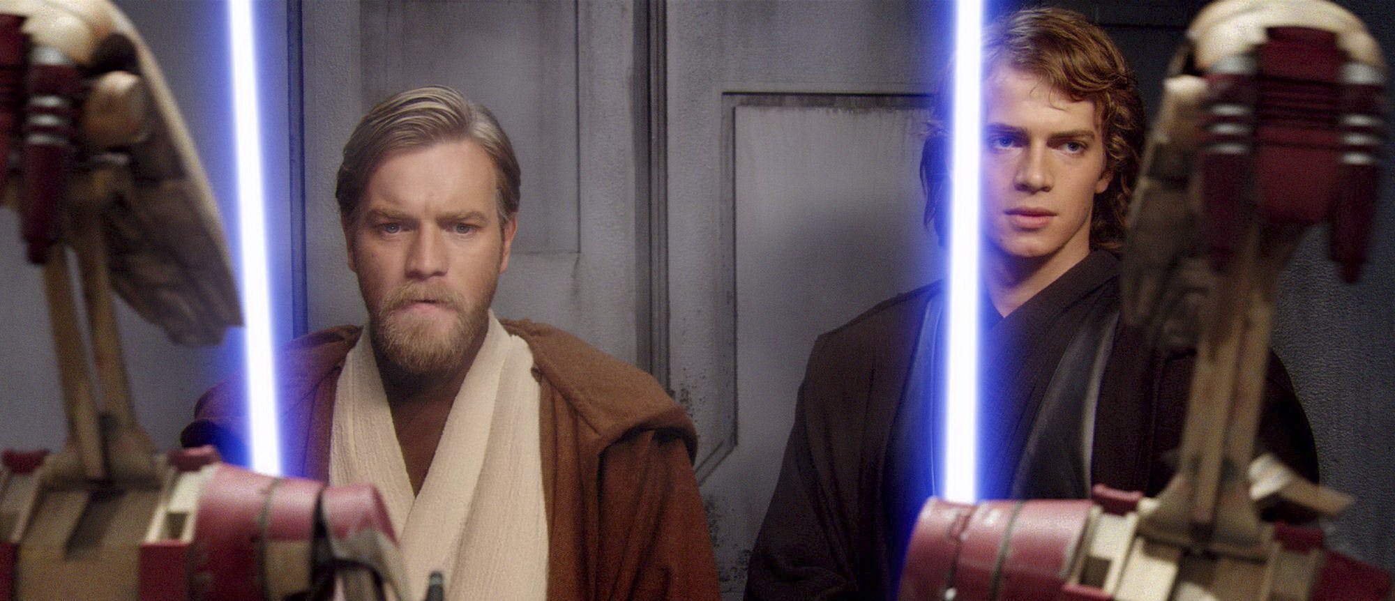 Ewan McGregor og Hayden Christensen