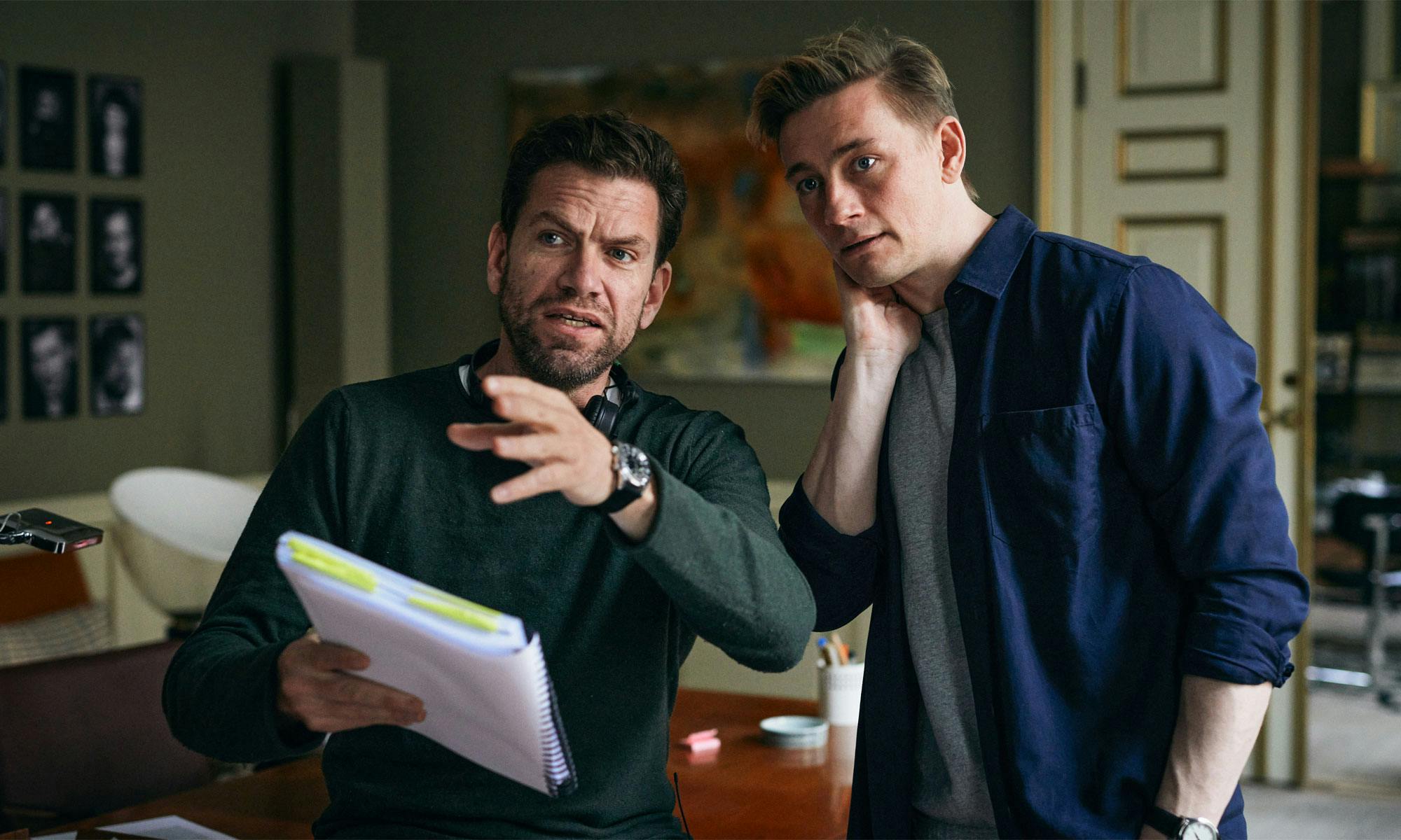Nikolaj Lie Kaas har instrueret blandt andre skuespilkollegaen Esben Smed i "Agent"-scenerne 