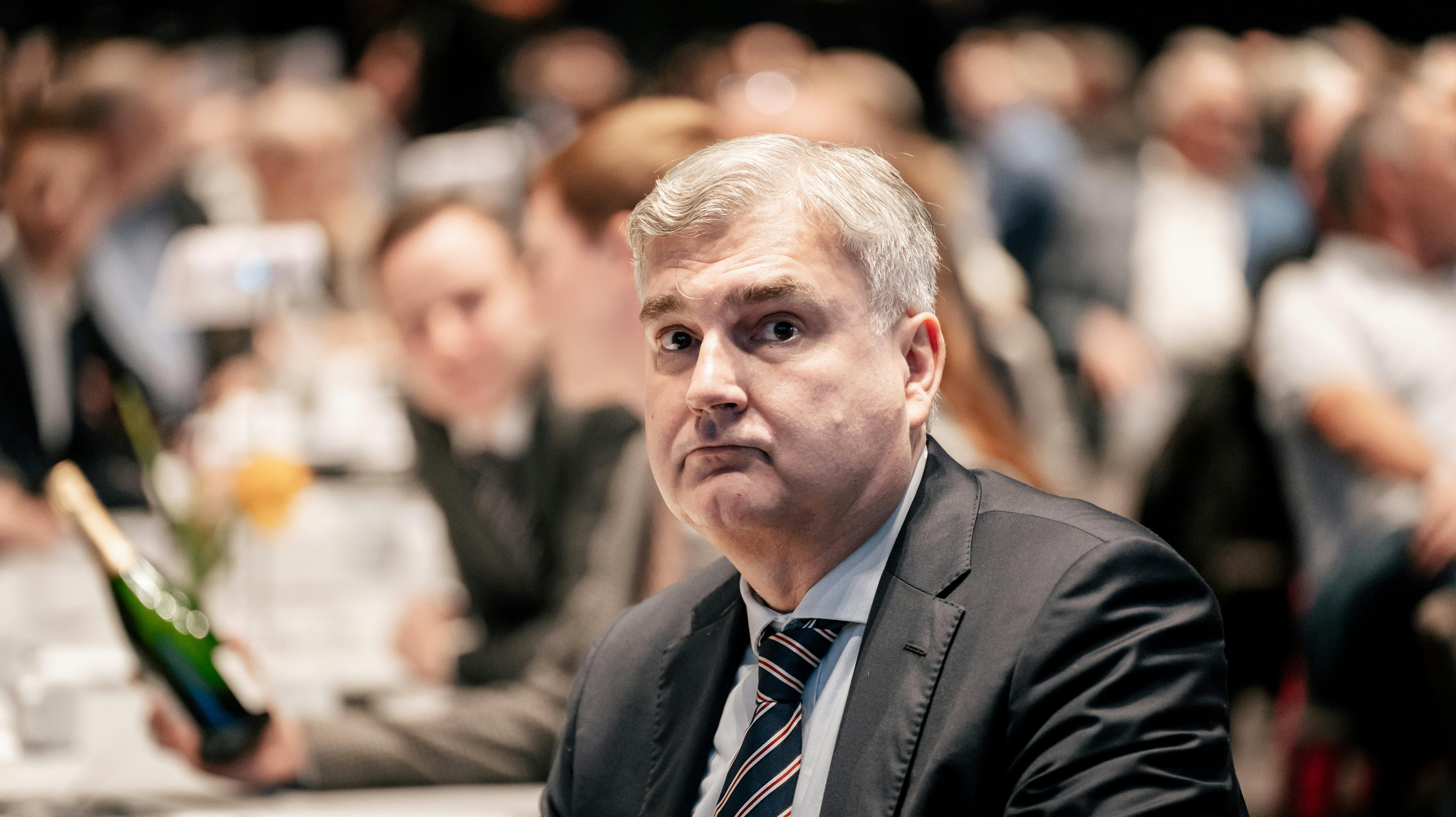 Peter Seier Christensen til årsmødet hos Nye Borgerlige i november 