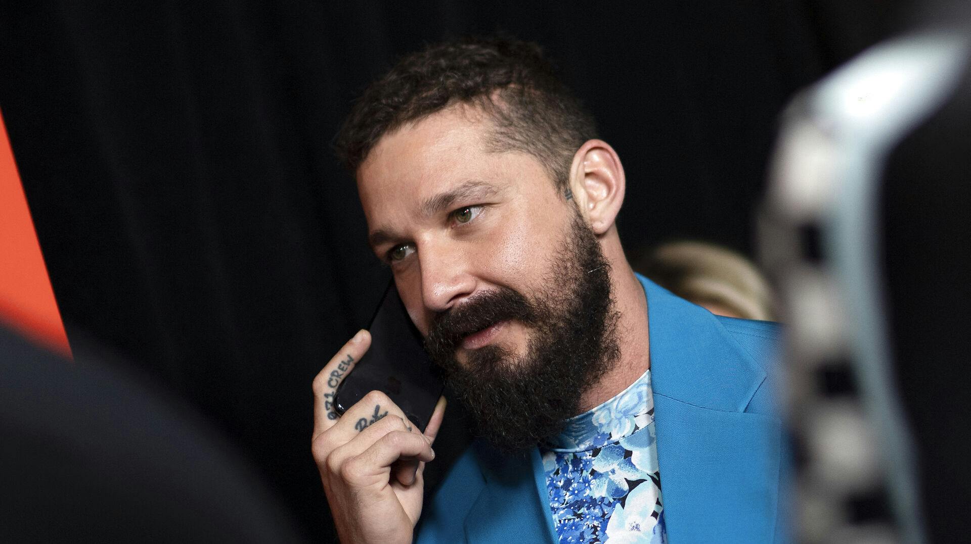 Shia LaBeouf er slet ikke til at kende under indspilningerne til en ny film.