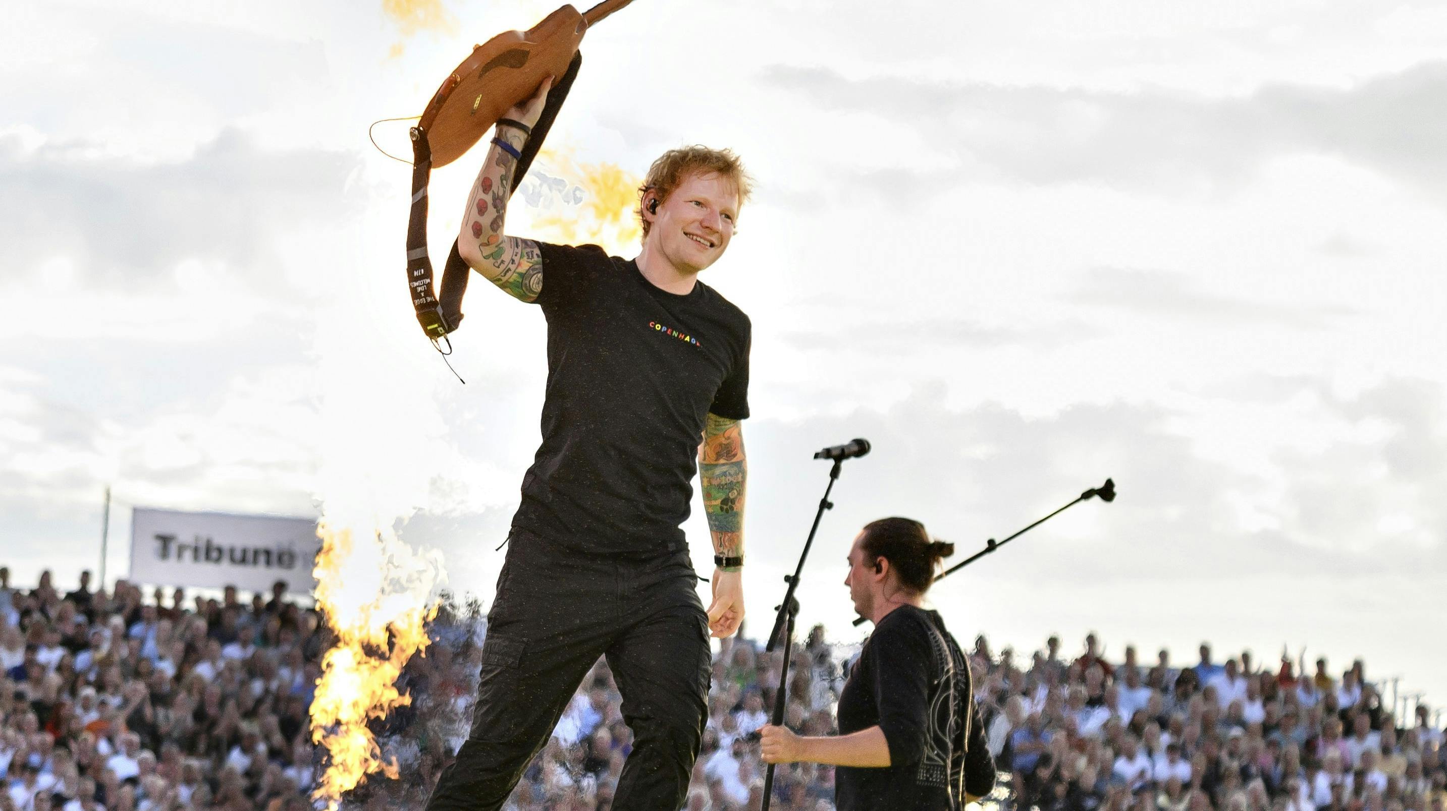 Britiske Ed Sheeran besøgte senest Danmark sidste år i august, hvor han fyrede fire koncerter af til fuld hus. 