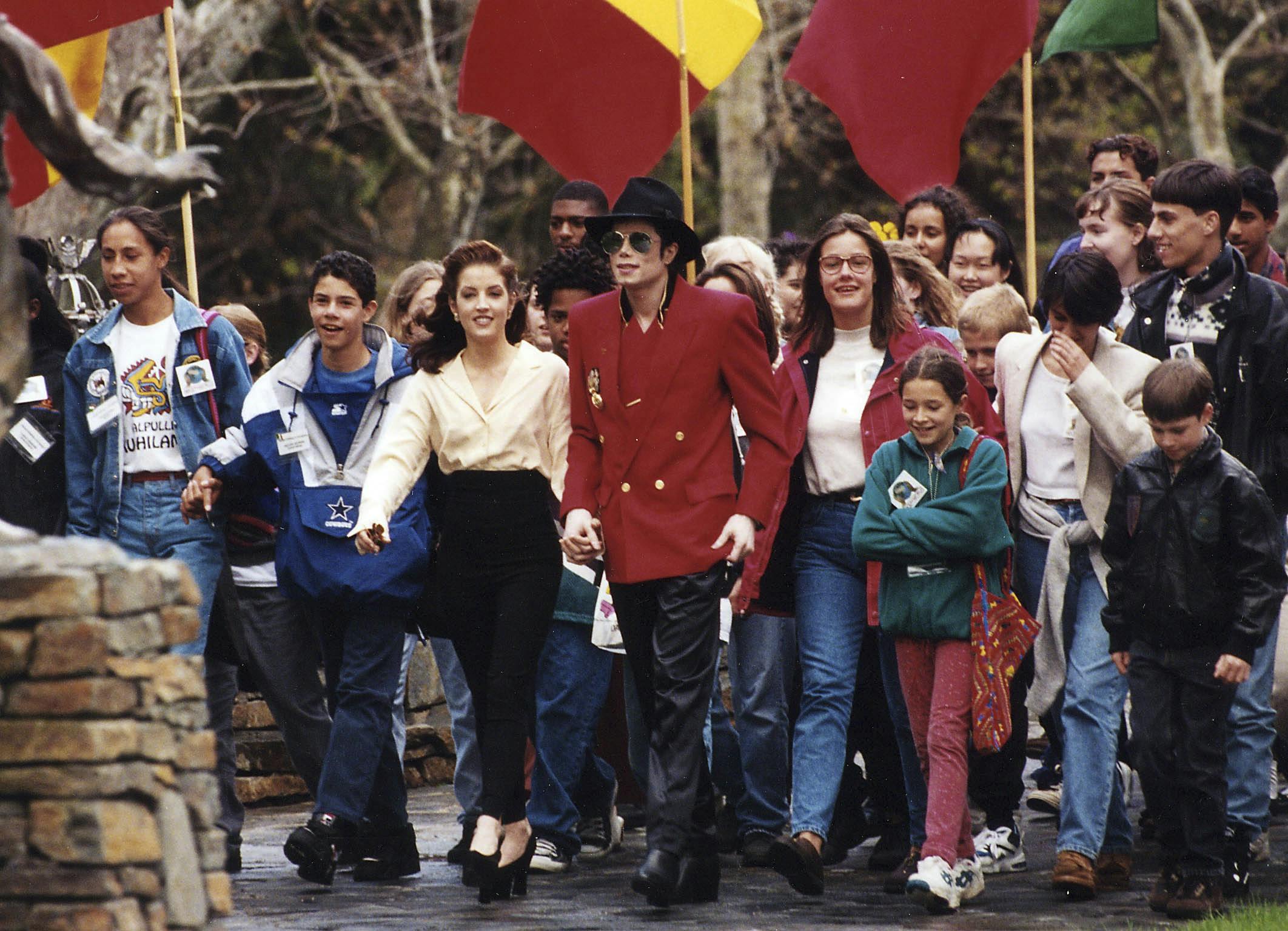 Lisa Marie Presley og Michael Jackson