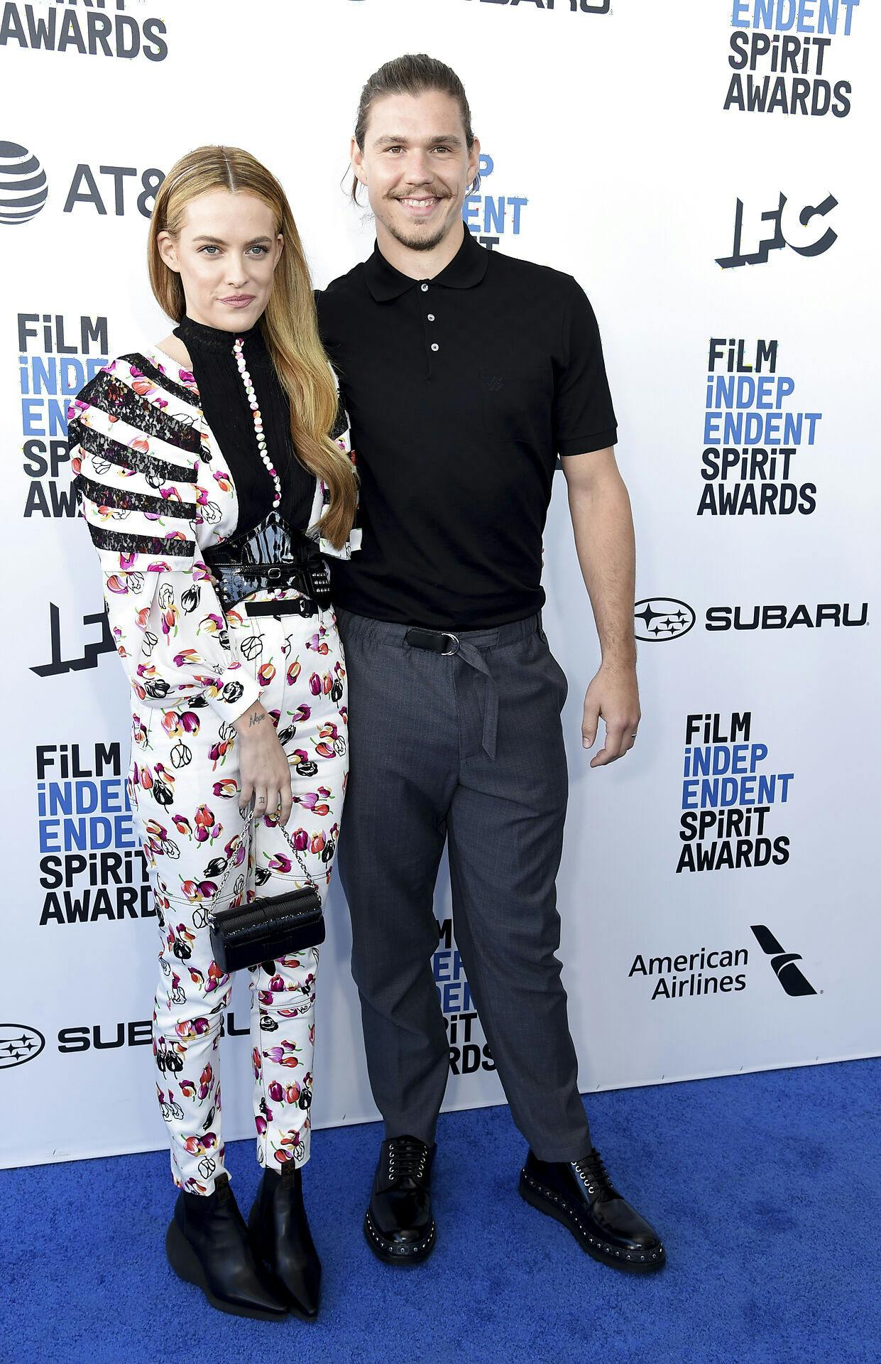 Riley Keough og Ben Smith-Petersen i februar 2019.
