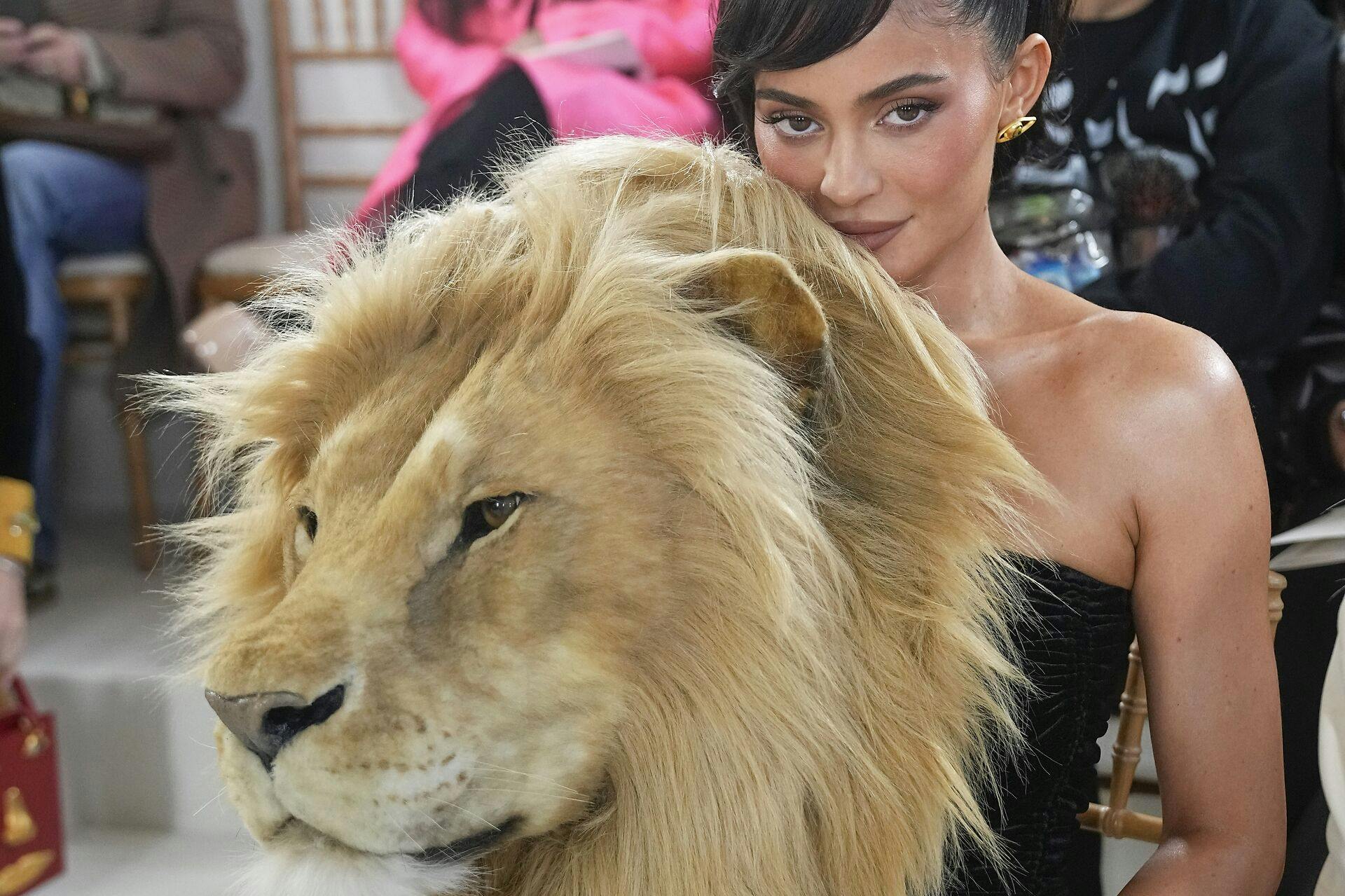 Virkelig så den ud, men det er altså bare skum og bomuld. Løven - ikke Kylie Jenner. Hun er ægte nok.