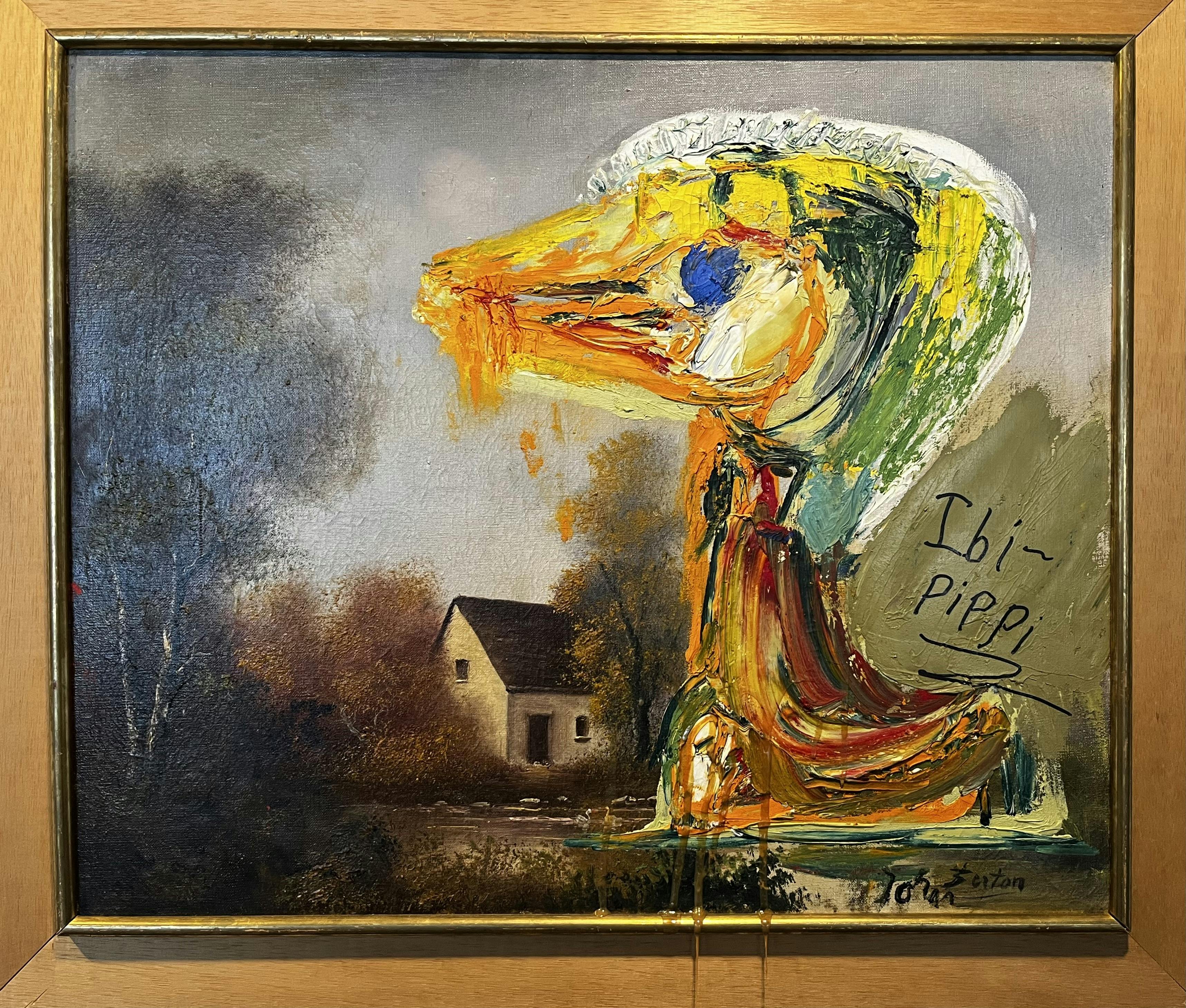 I april 2022 blev der begået hærværk mod Asger Jorn-maleriet "Den Foruroligende Ælling".