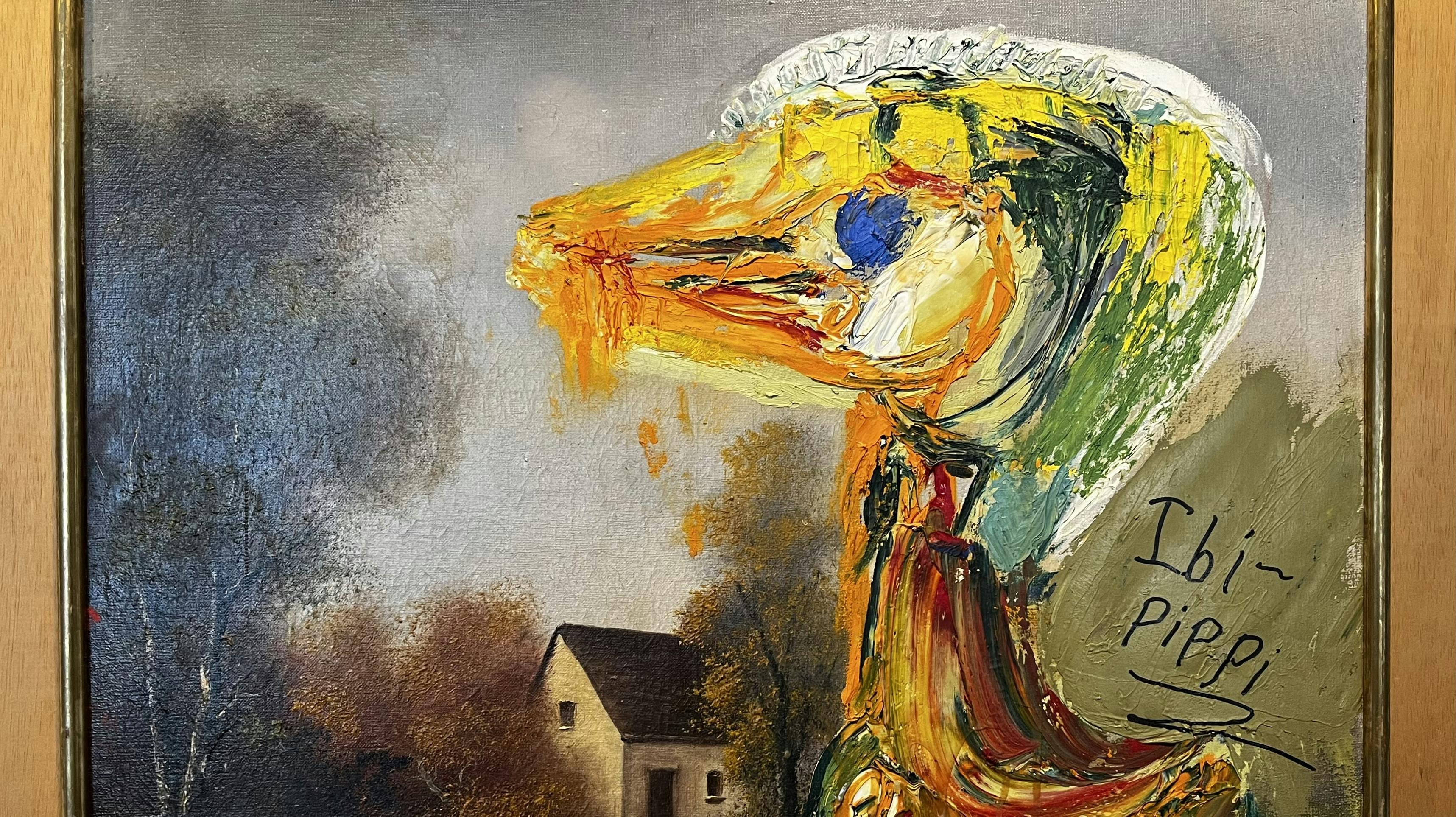 I april blev der begået hærværk mod Asger Jorn-maleriet "Den Foruroligende Ælling".