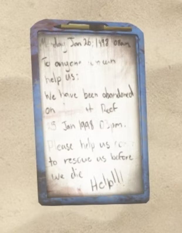 Det var denne besked, som dukkede op, efter parret forsvandt. 