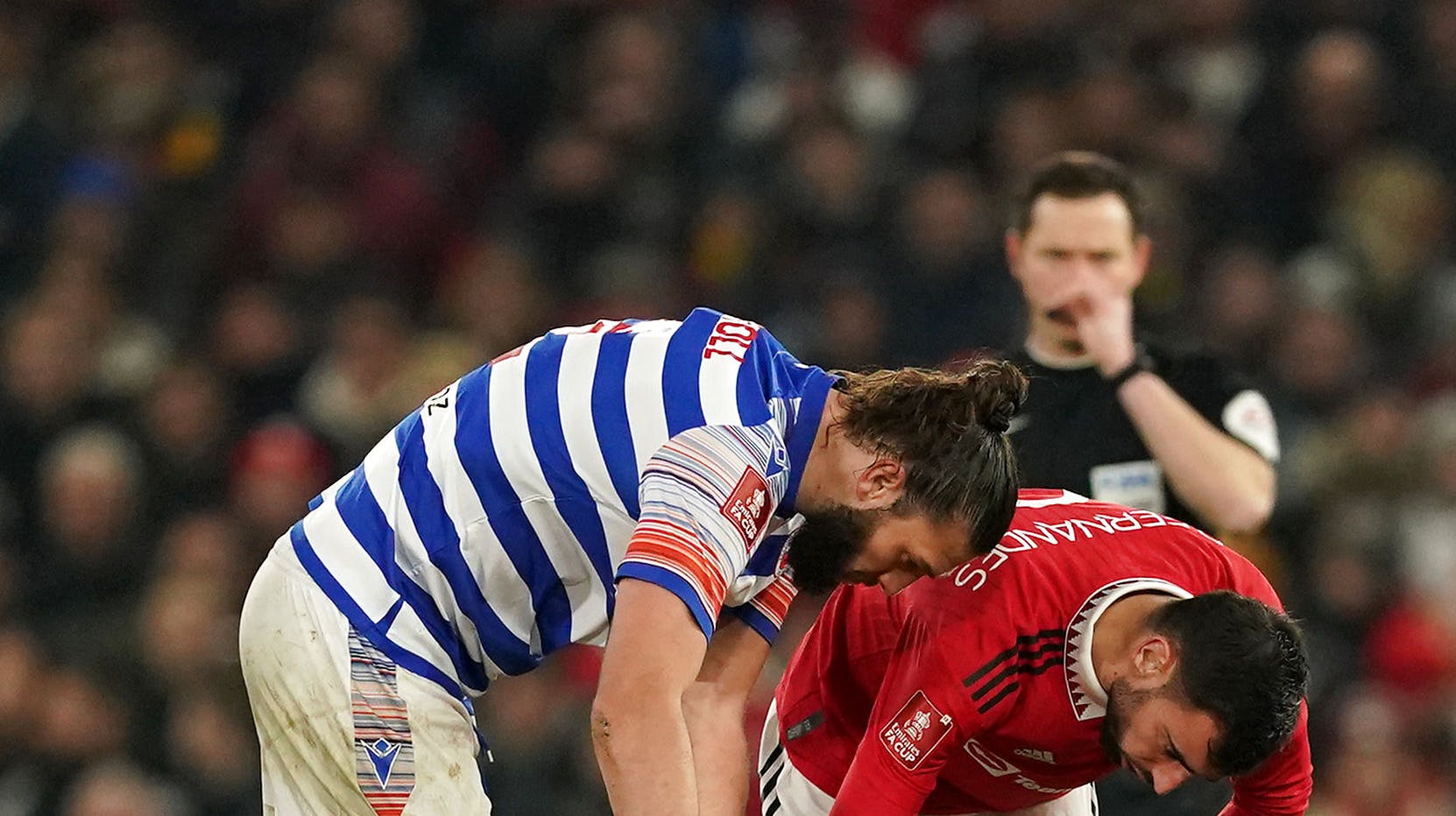 Christan Eriksen i kampen mod Reading lørdag aften.